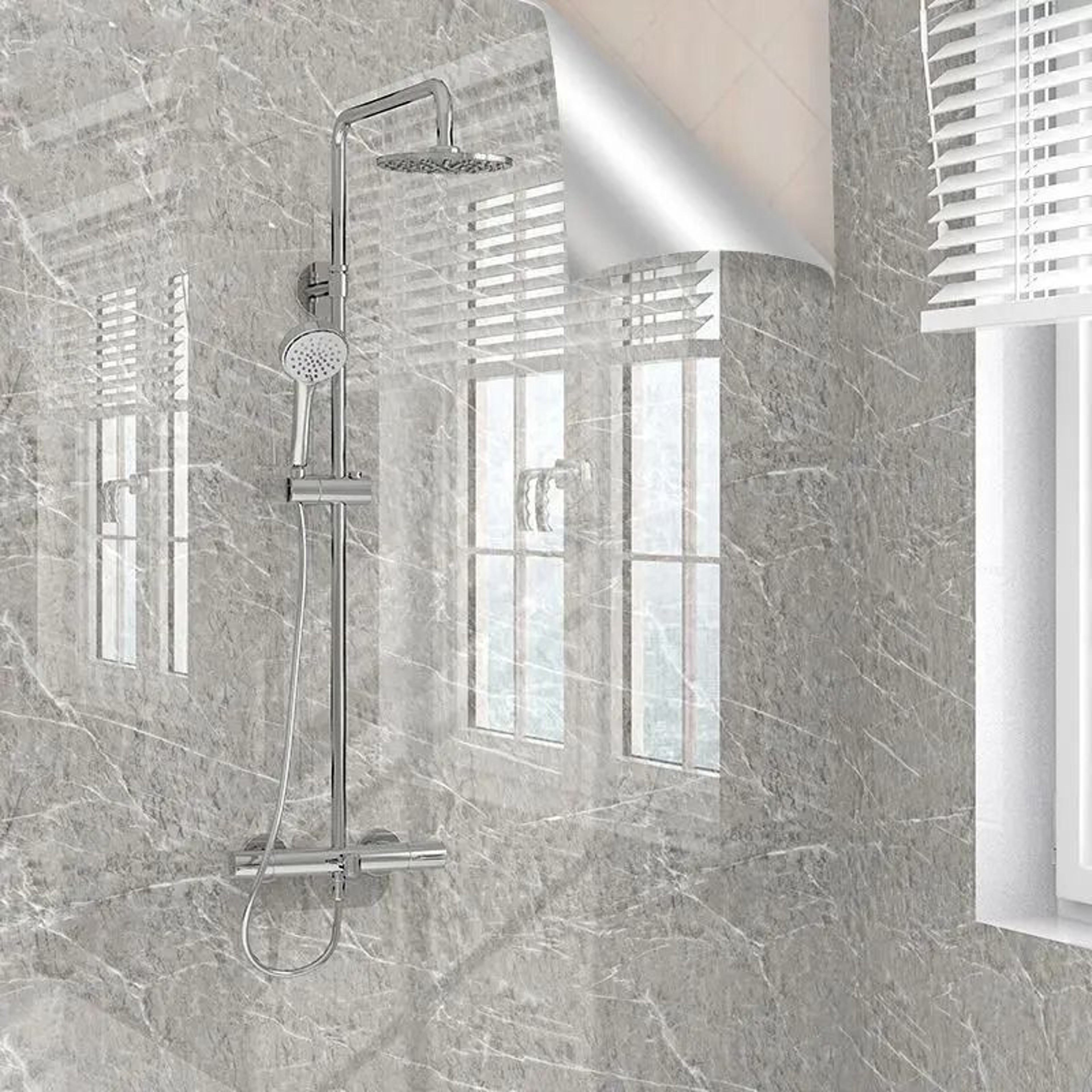 Extra Thick Moisture Proof Waterproof Self Adhesive Vinyl Contact Paper Roll For Bathroom Vanity An 11