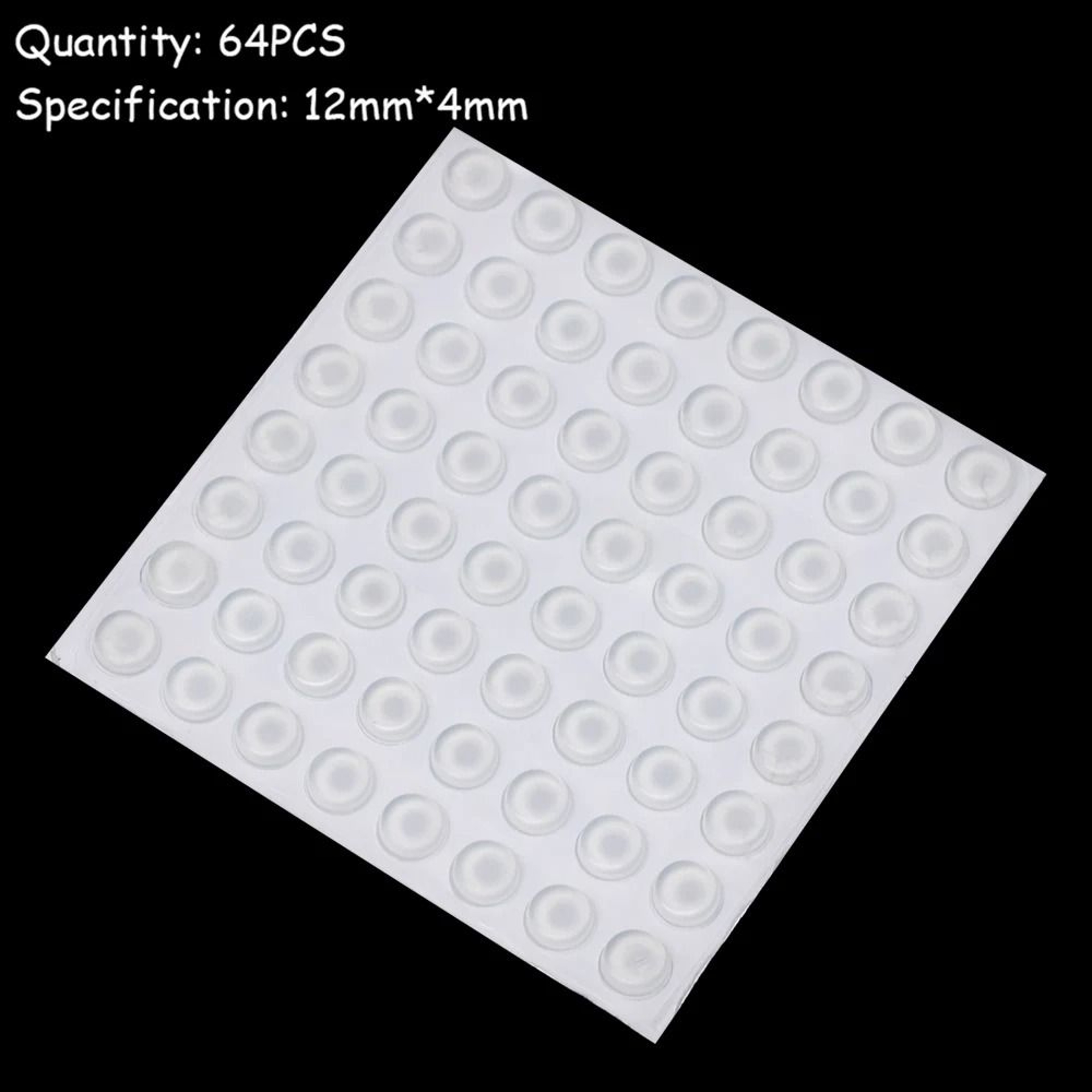 Silicone Transparent Buffer Pads Anti Slip Self Adhesive Collision Cushions For Furniture And Cabin 7