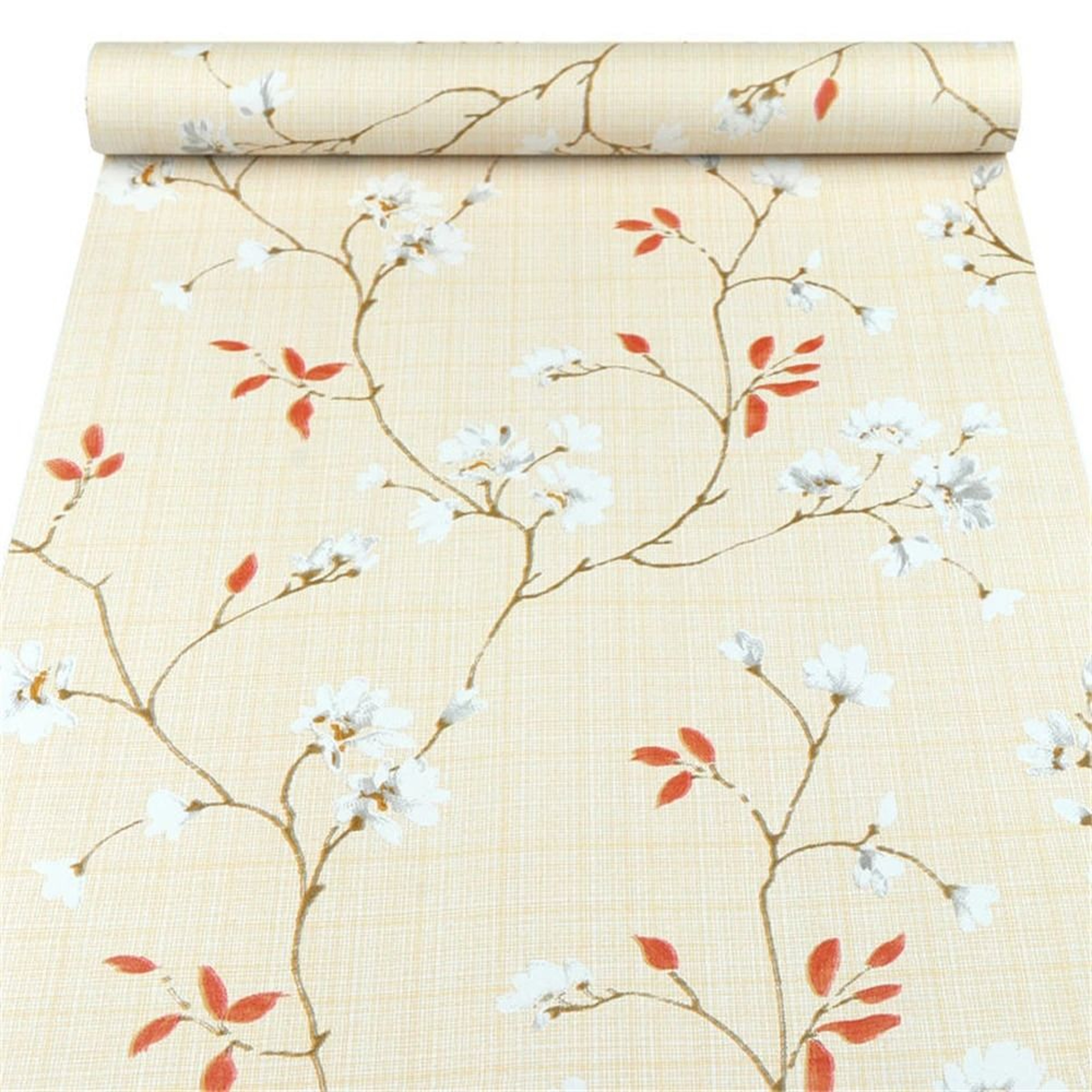 Floral Pattern Green Surface Roll Waterproof Self Adhesive Contact Paper Wallpaper 6