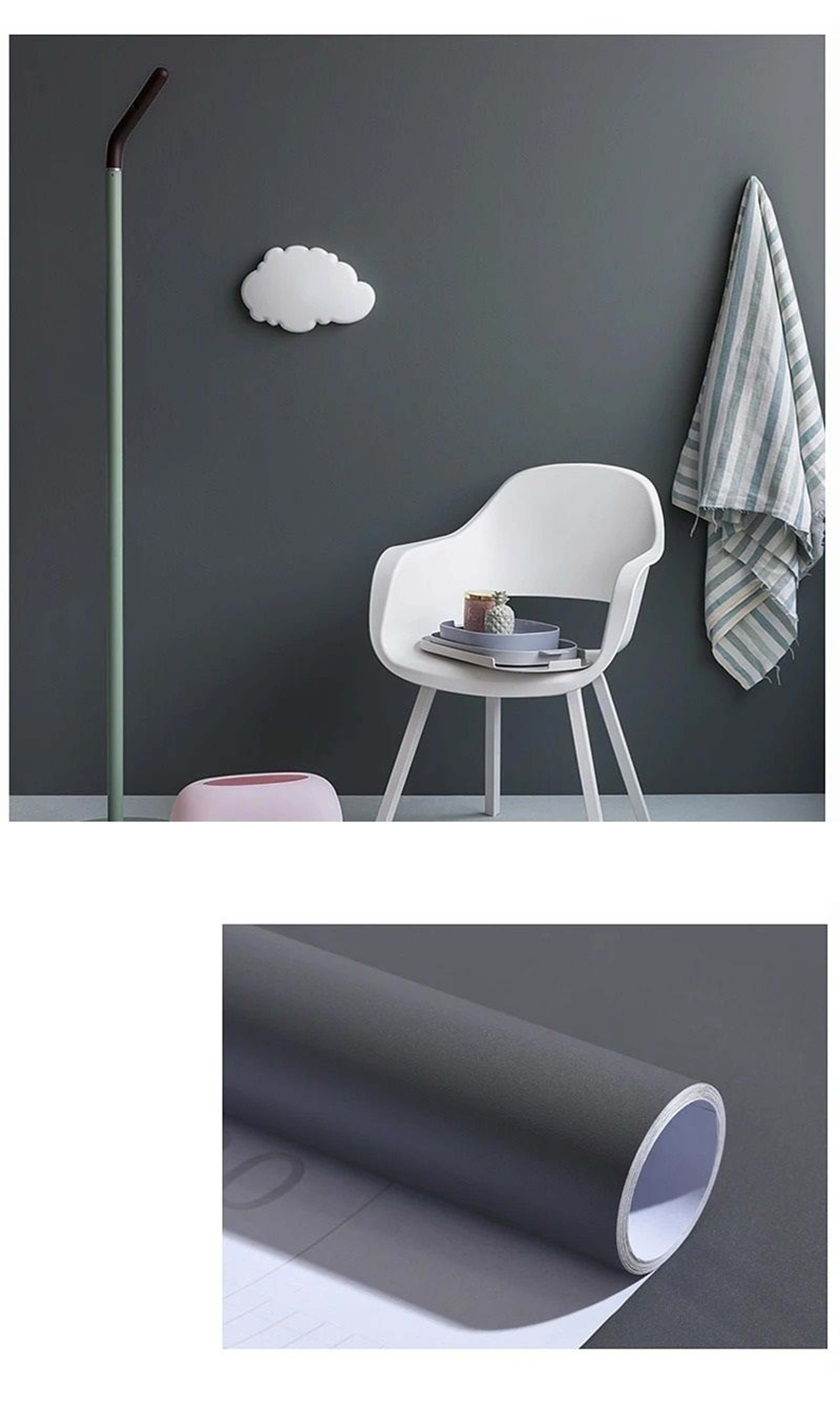 Solid Matte White Surface Roll Waterproof Self Adhesive Vinyl Contact Paper For Cabinets And Furnit 5