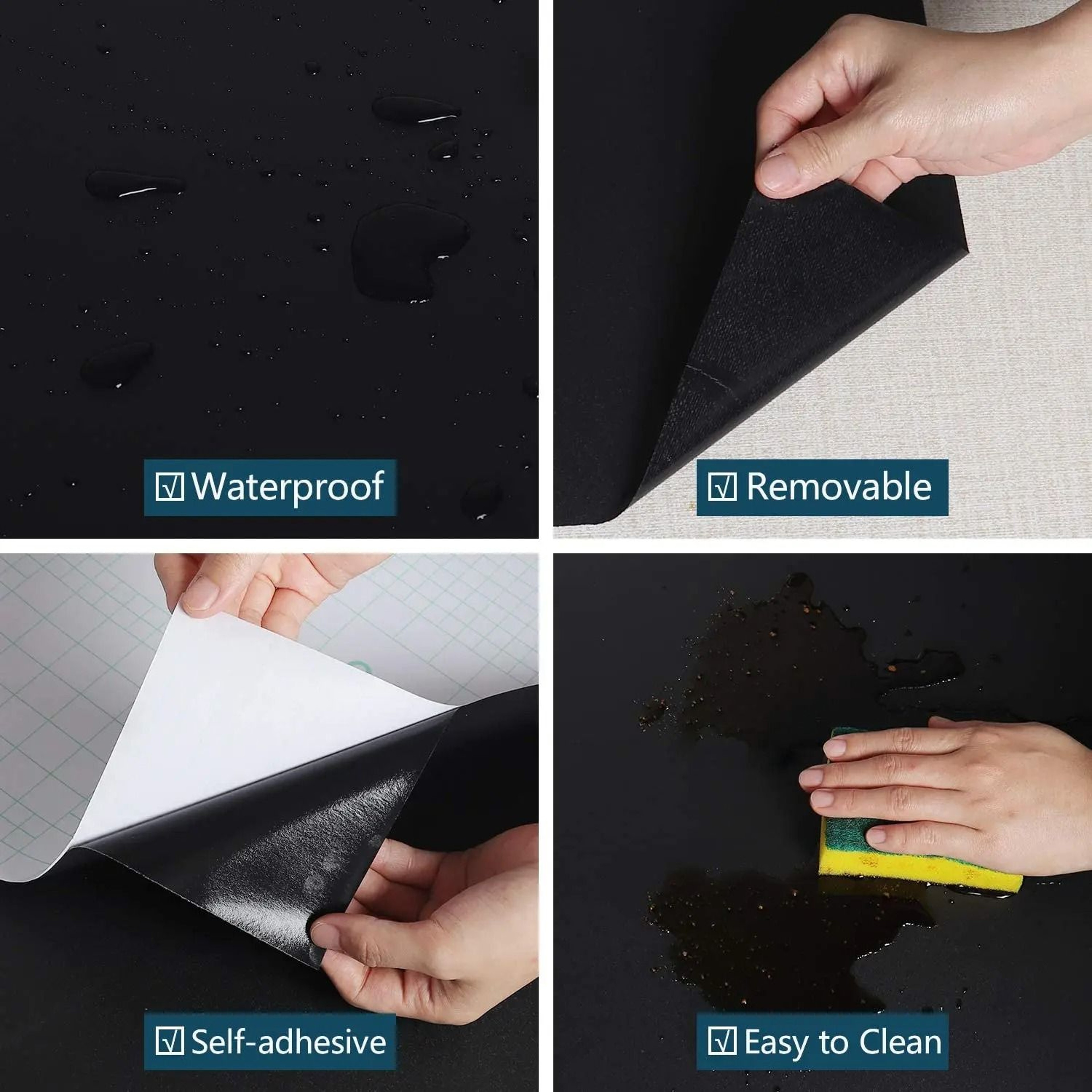 Solid Matte Surface Roll Waterproof Self Adhesive PVC Vinyl Contact Paper for Cabinets and Desktops – view 3