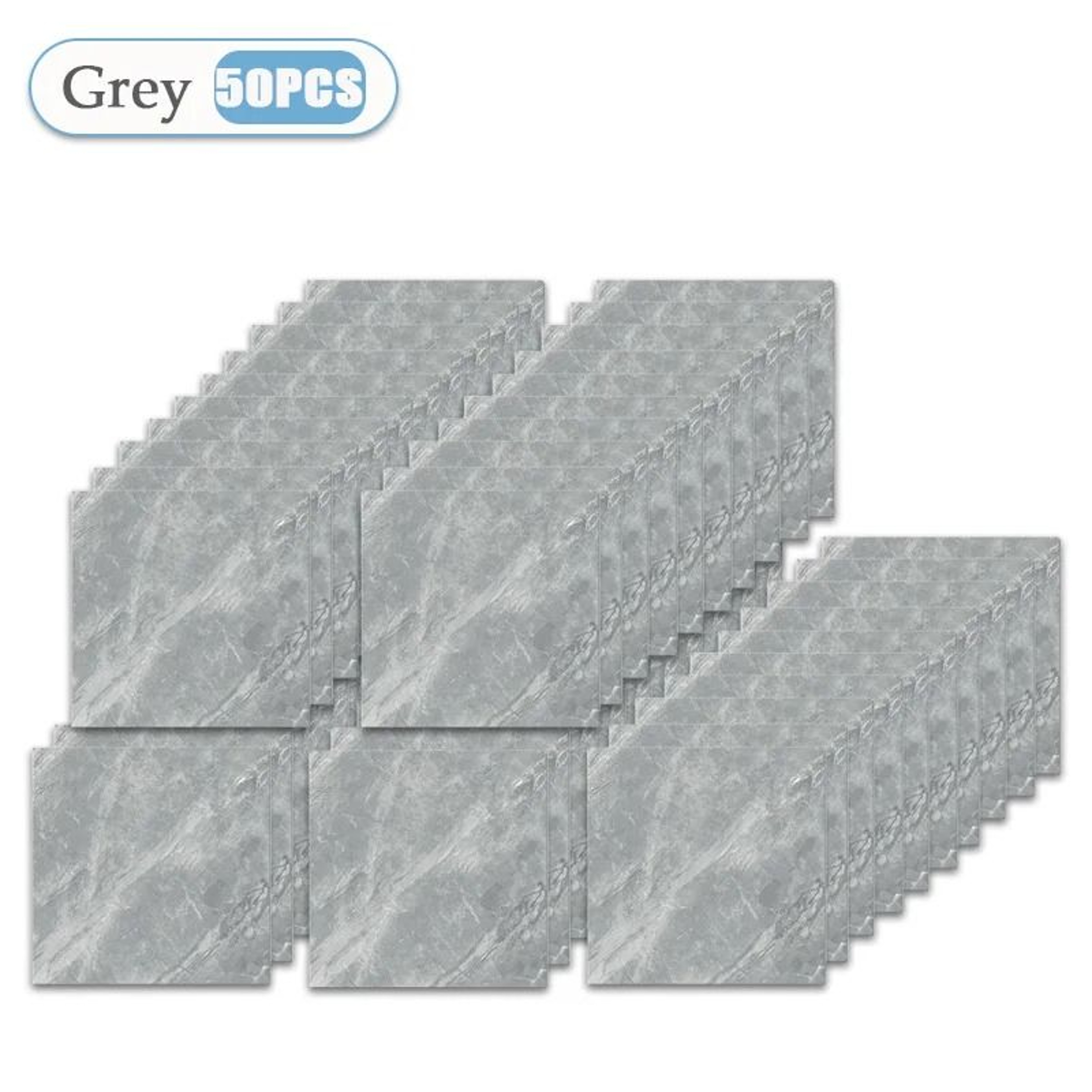 Square Peel And Stick Tile Wallpaper Panel Set 17