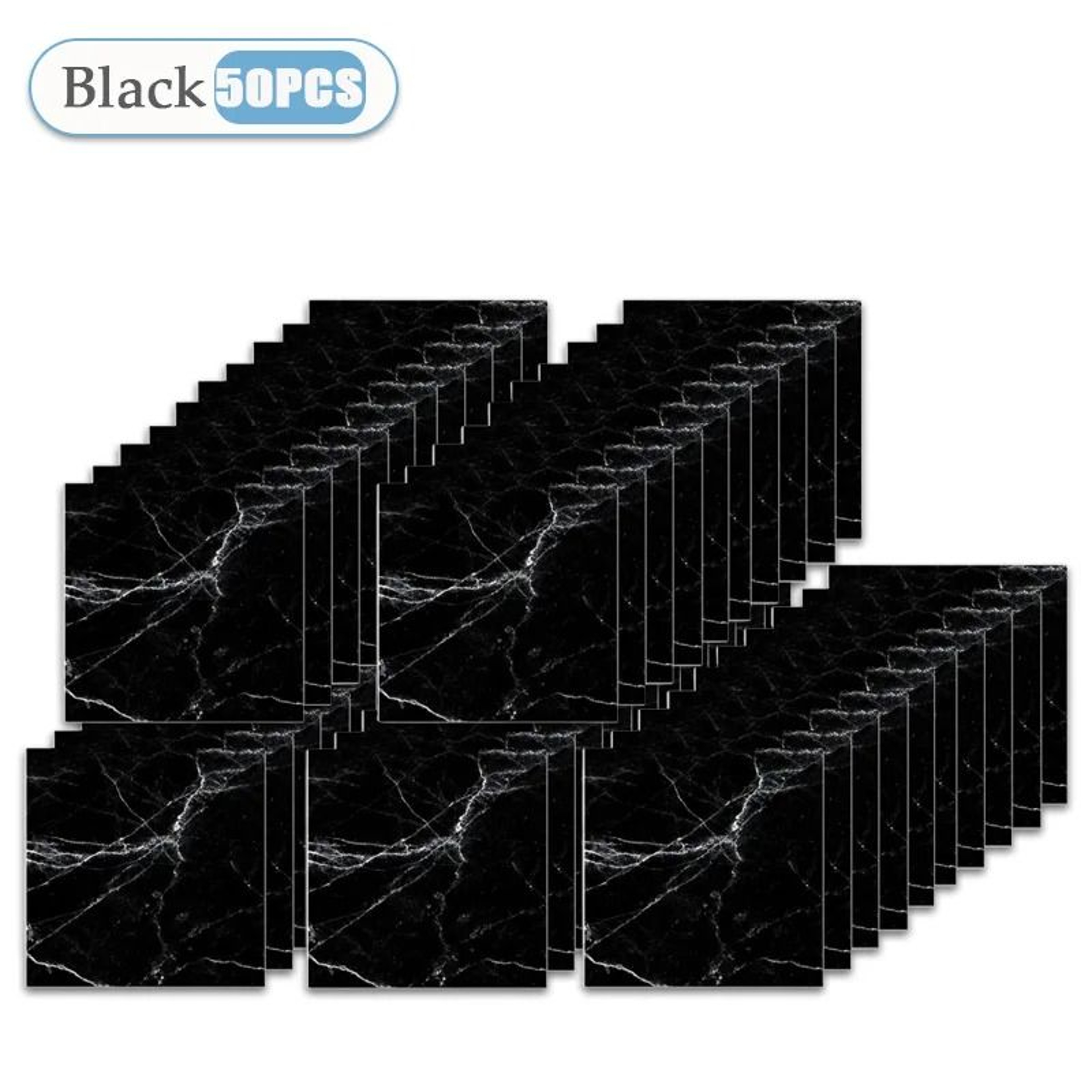 Square Peel And Stick Tile Wallpaper Panel Set 7
