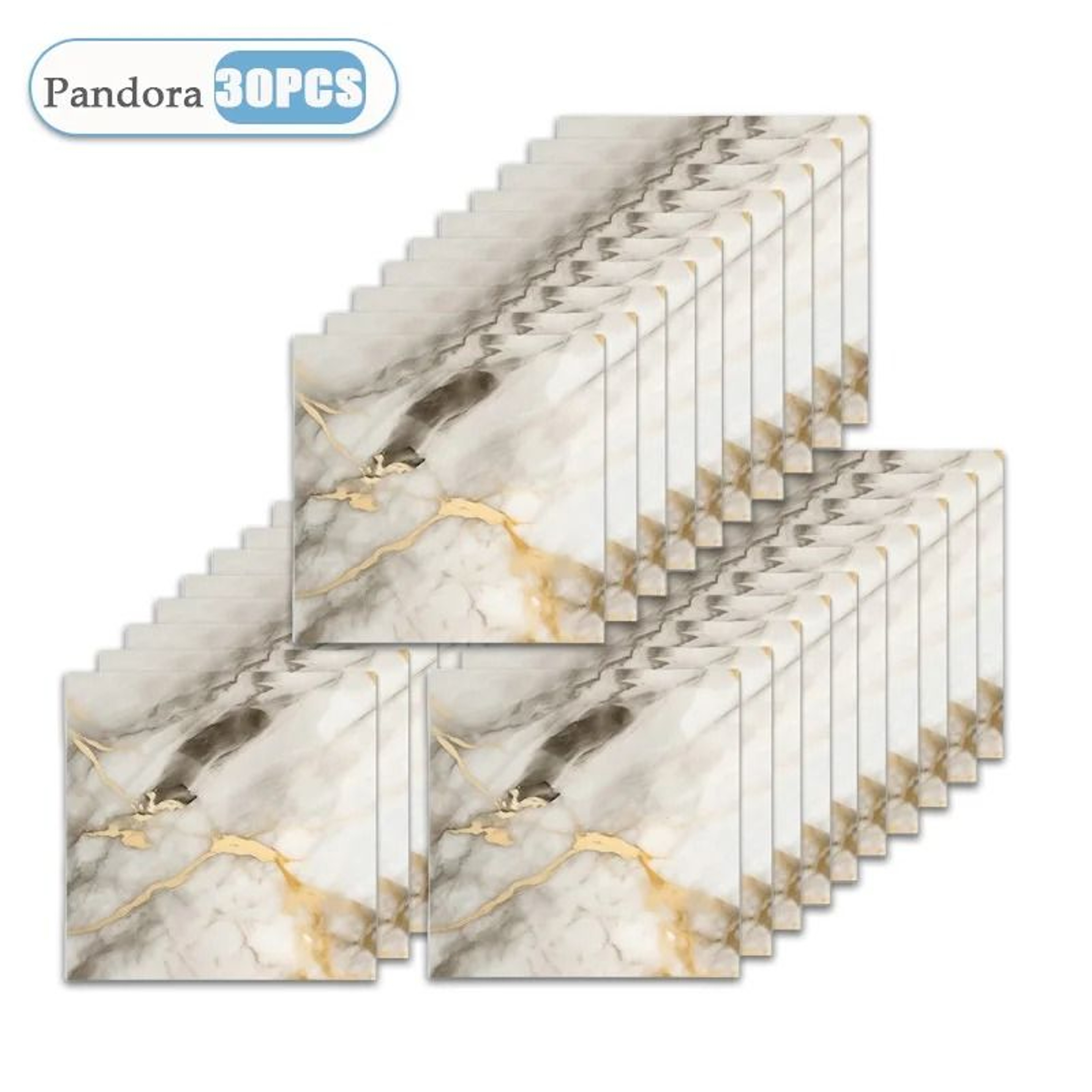 Square Peel And Stick Tile Wallpaper Panel Set 18