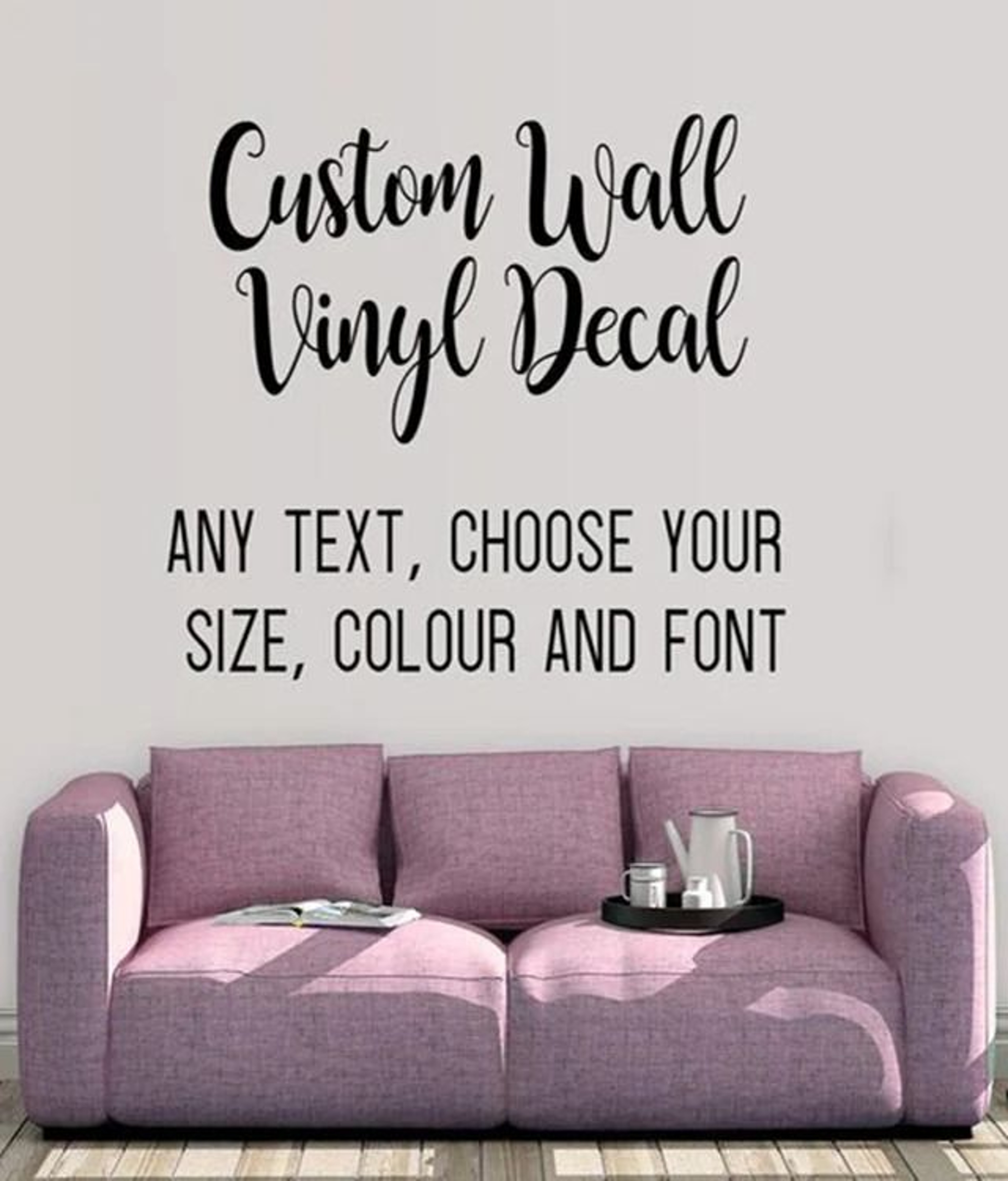 Personalized Nursery Name Vinyl Wall Graphic Decal 0