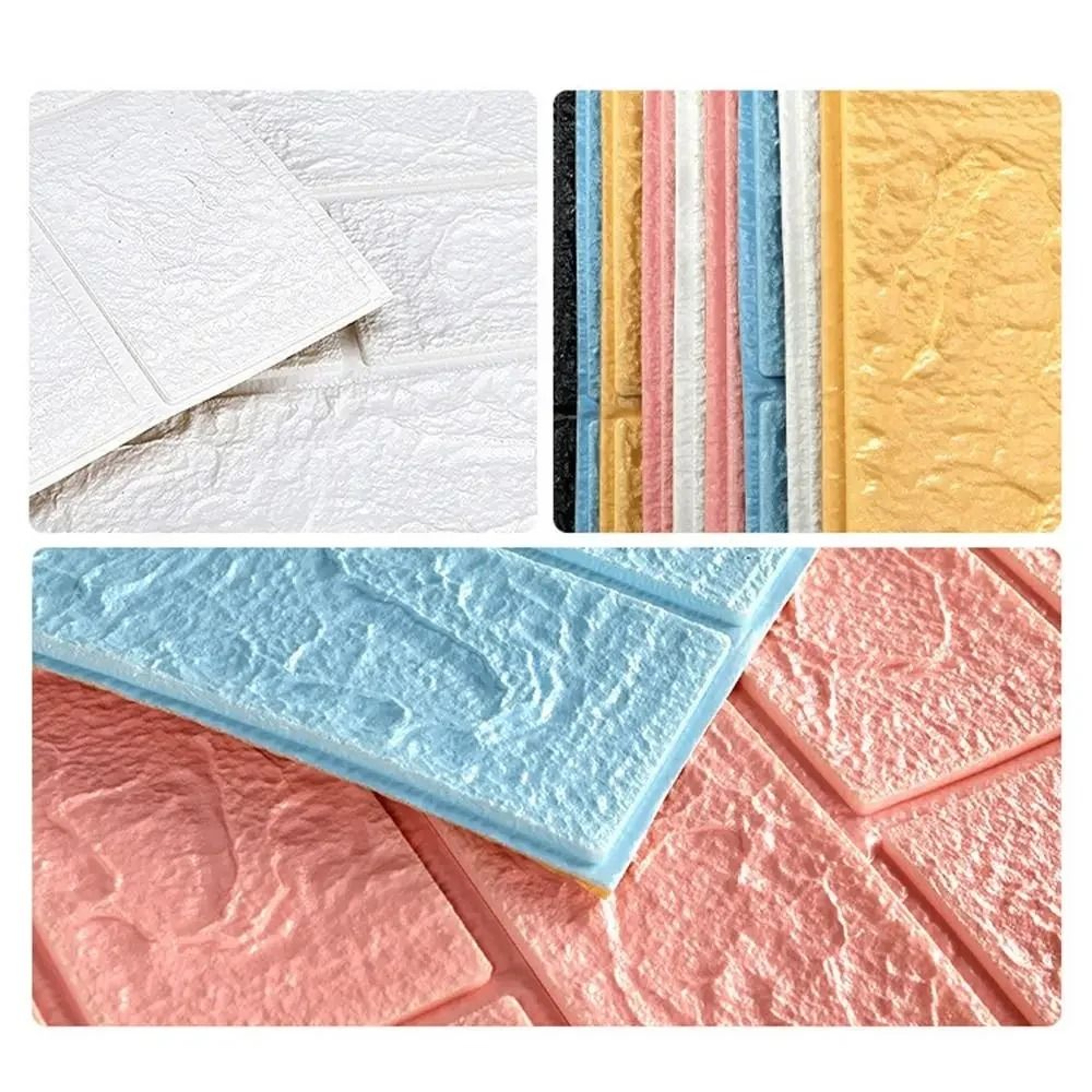 3D Waterproof Soundproof Foam Brick Wall Panel Sticker 2