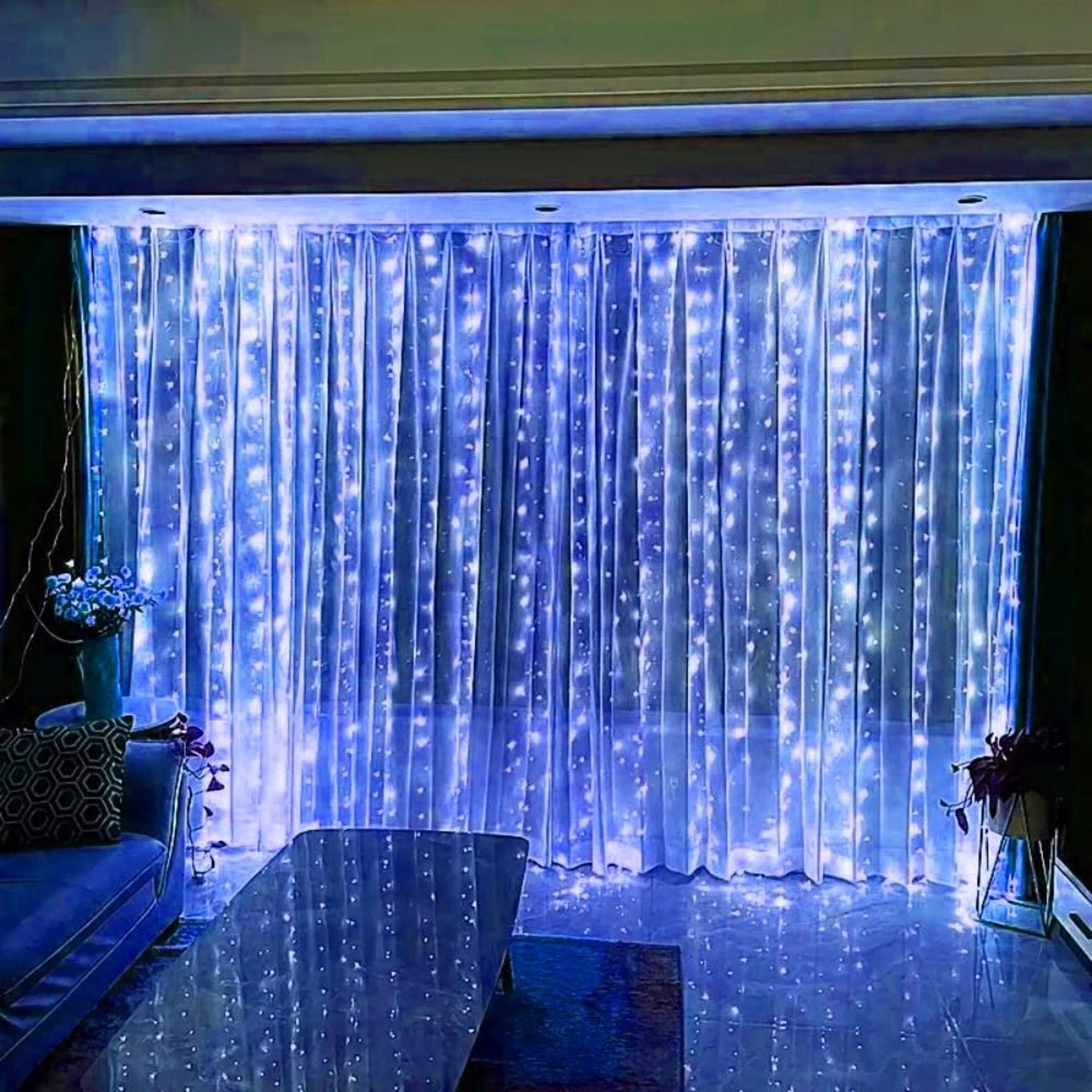 Remote Control USB LED Curtain Fairy String Lights 6