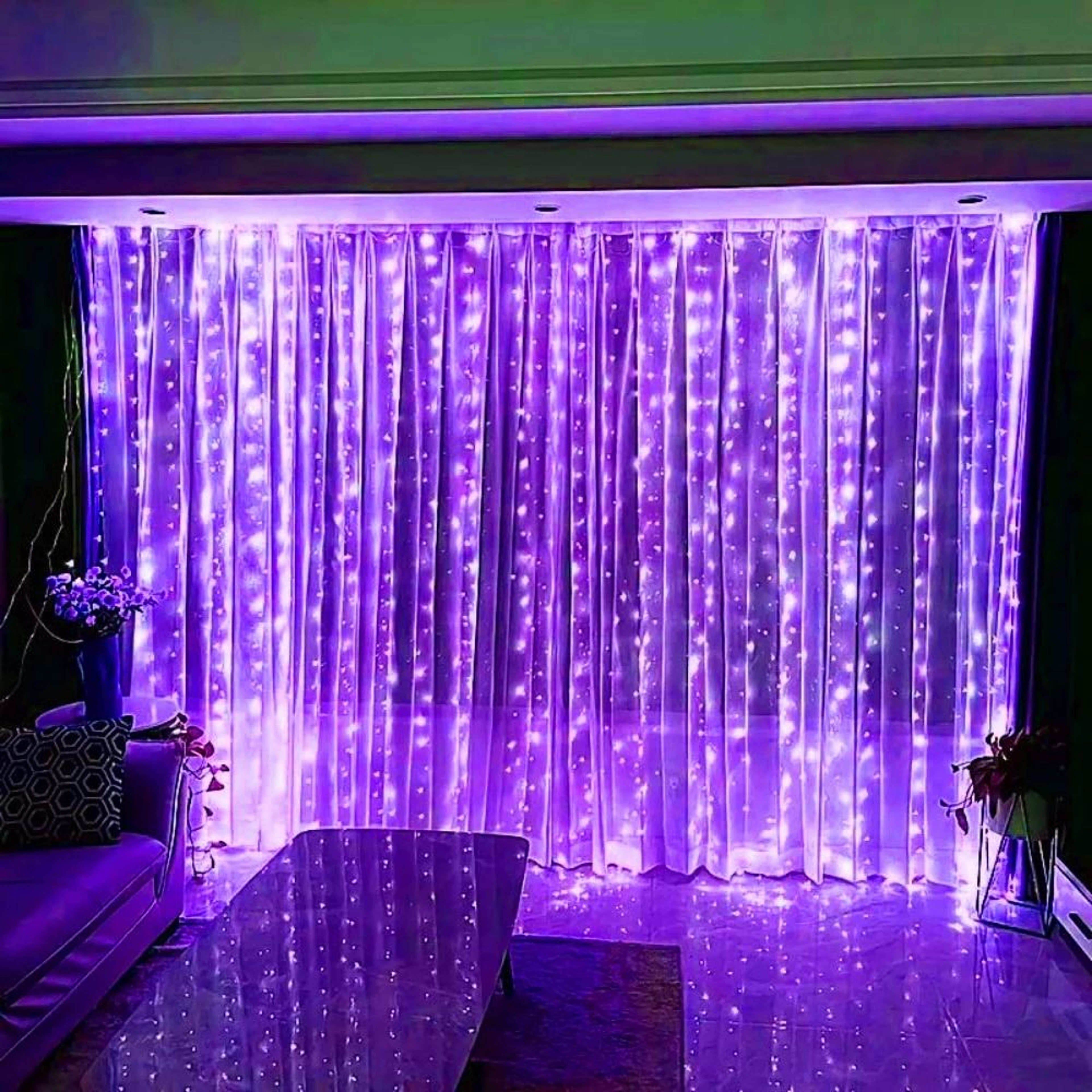 Remote Control USB LED Curtain Fairy String Lights 9