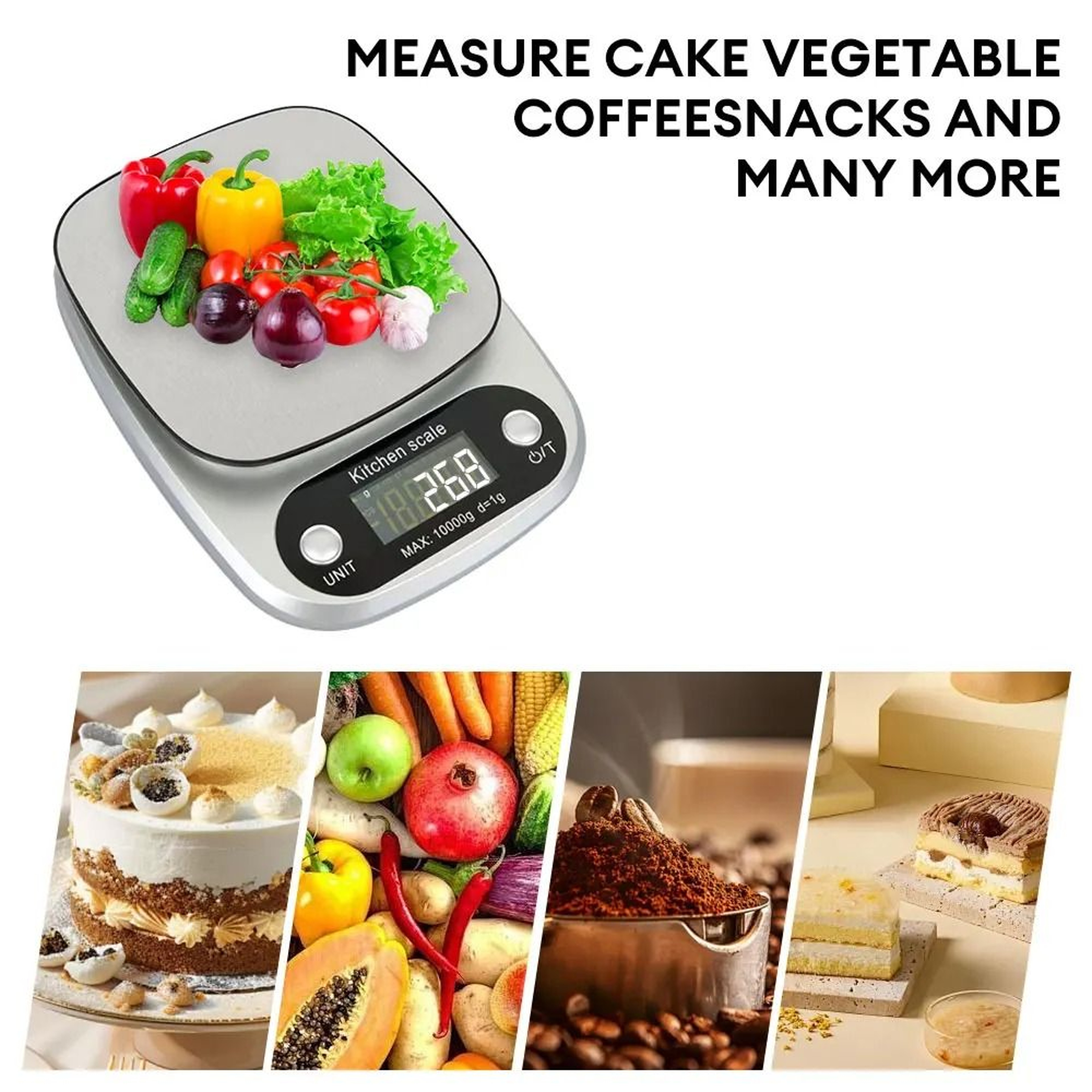 Precision Digital Kitchen Scale LCD Electronic Weighing Scale For Food Coffee Medicine And Jewelry 2