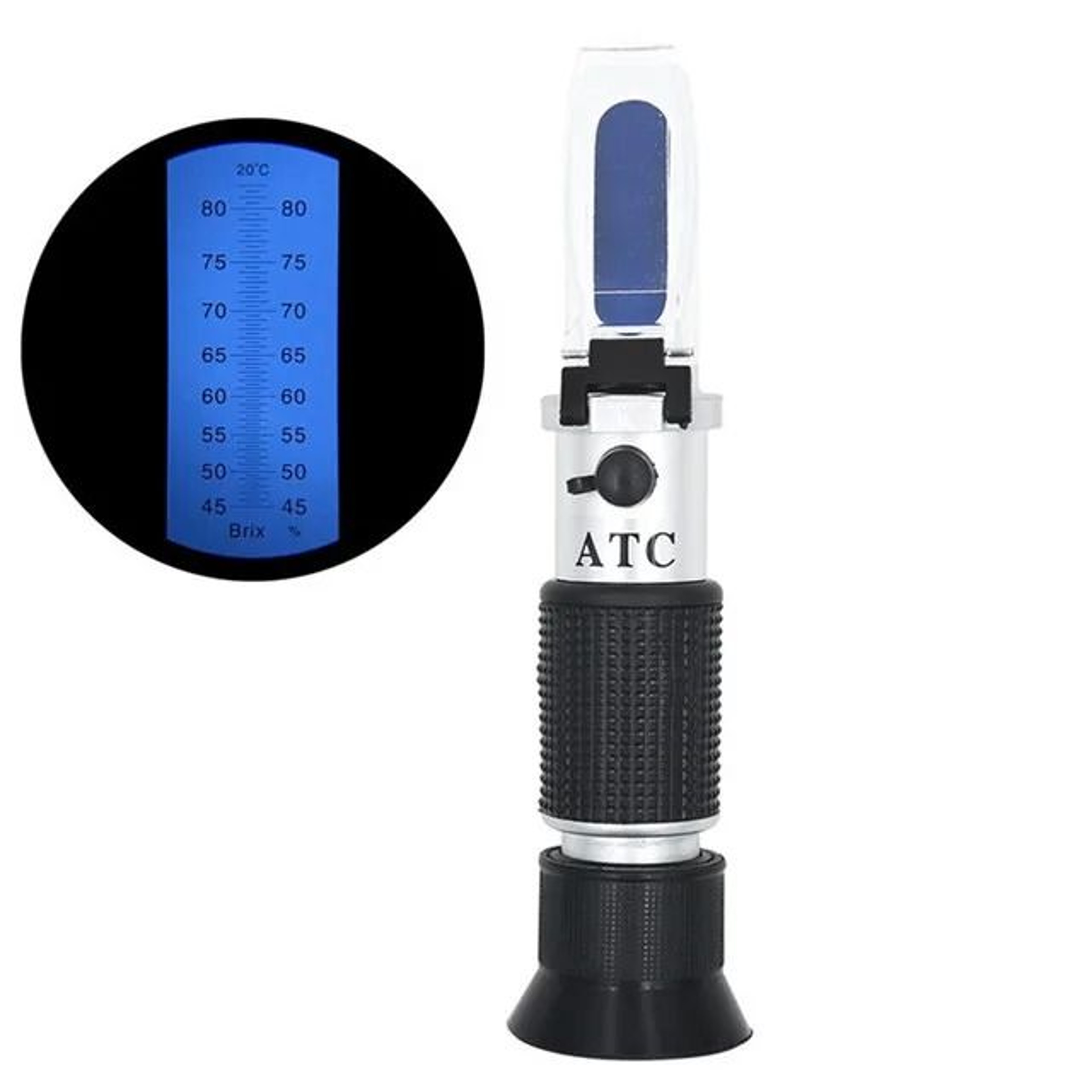 3 In 1 Portable Honey Refractometer 58 To 90 Percent Brix 38 To 43 Baume 12 To 27 Percent Water Con 6