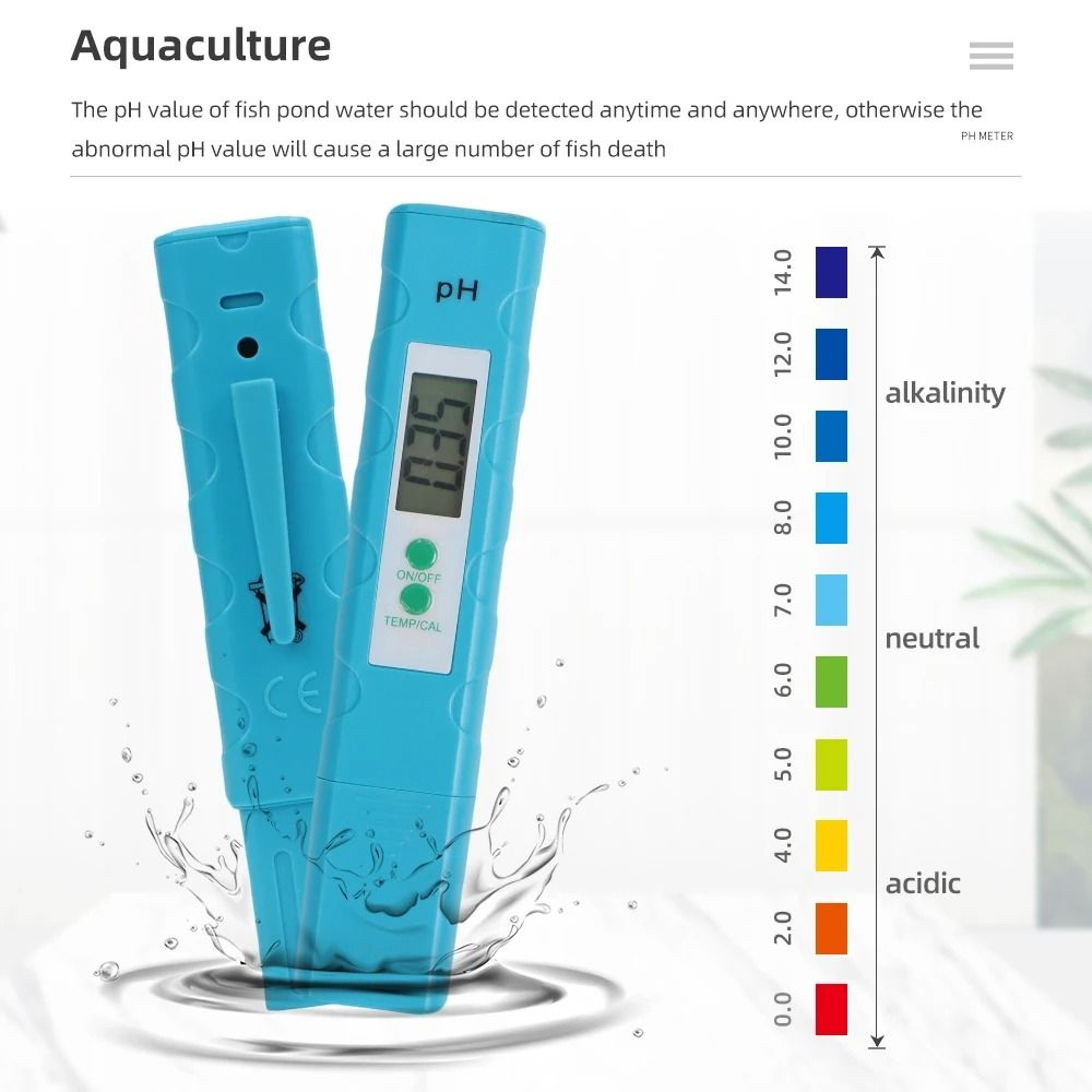 Digital PH Meter 0 To 14 High Precision Water Quality Tester Pen For Aquariums Pools And Filters 2