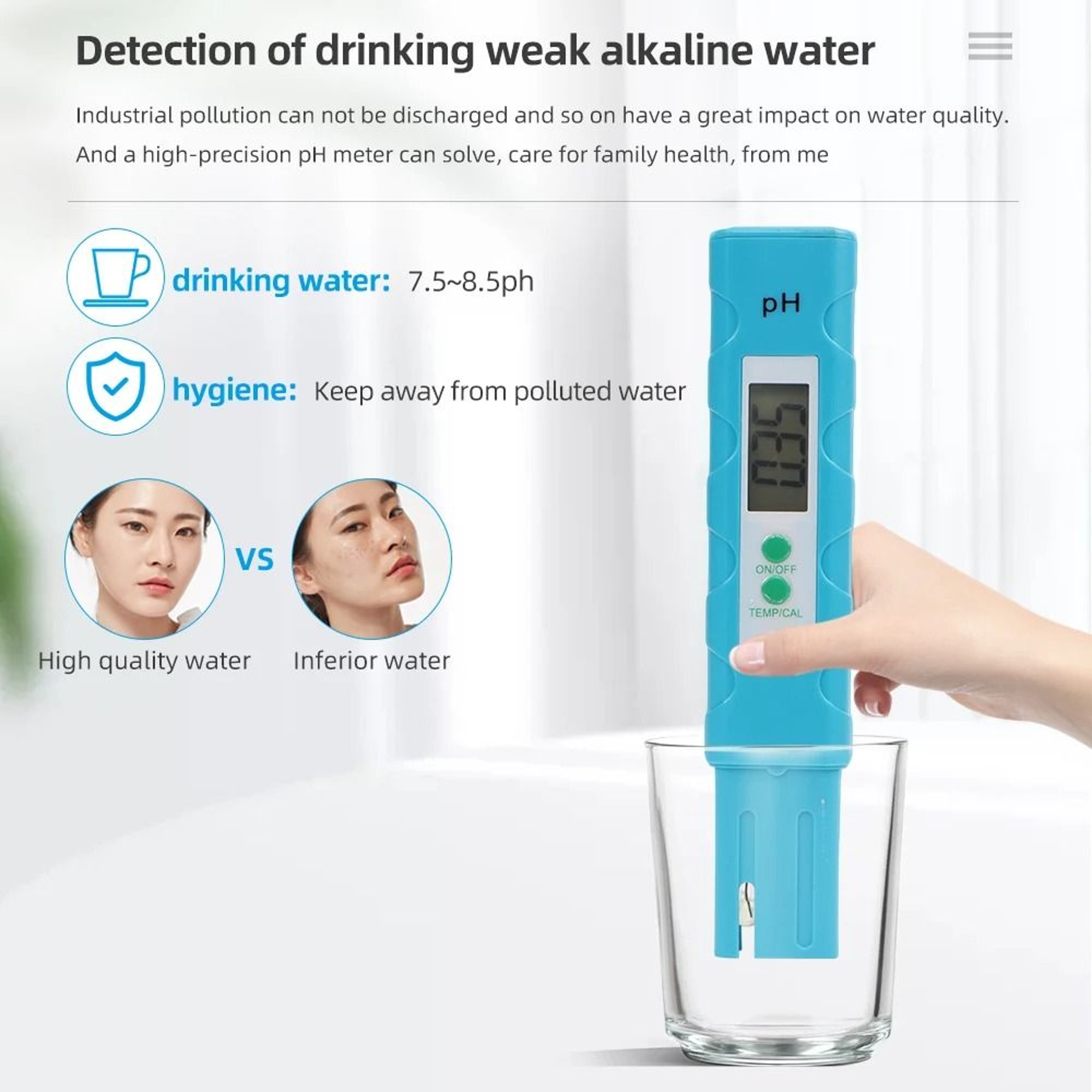 Digital PH Meter 0 To 14 High Precision Water Quality Tester Pen For Aquariums Pools And Filters 0
