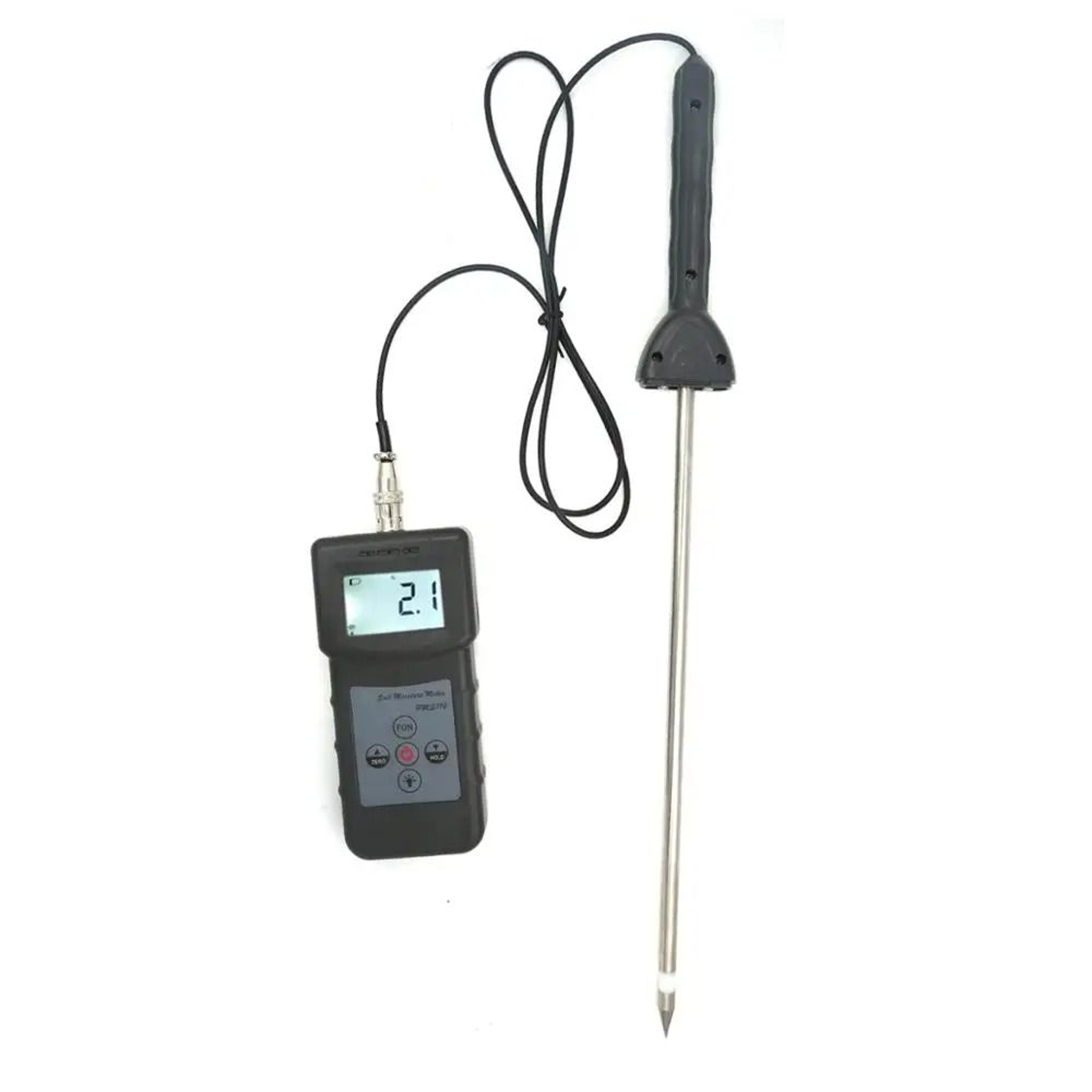 High Precision Digital Soil Moisture Meter Heavy Duty Probe Hygrometer For Concrete Cement River Sa 3
