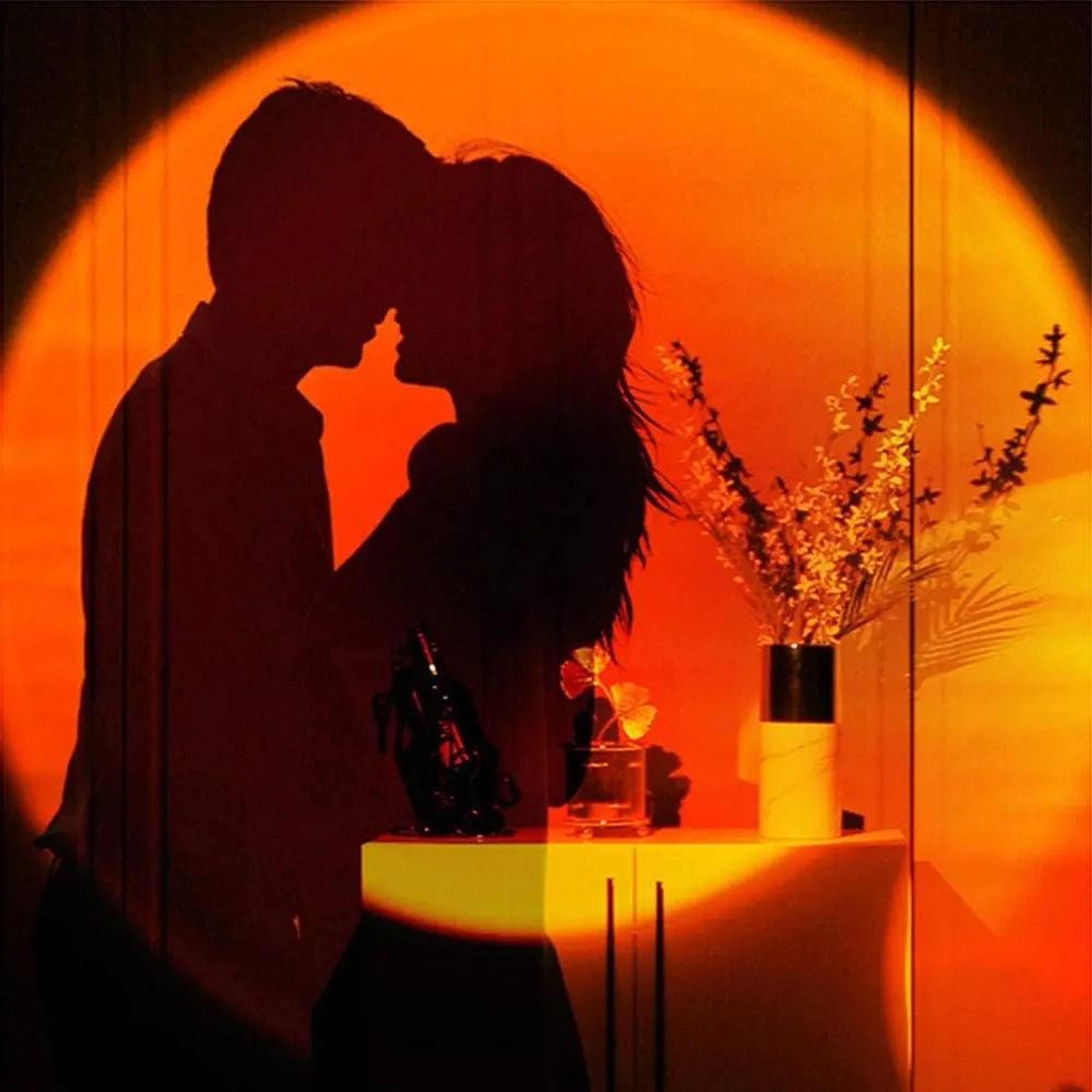 USB Sunset Lamp LED Projection Night Light Atmospheric Ambient Wall Projector For Home Bedroom Deco 2