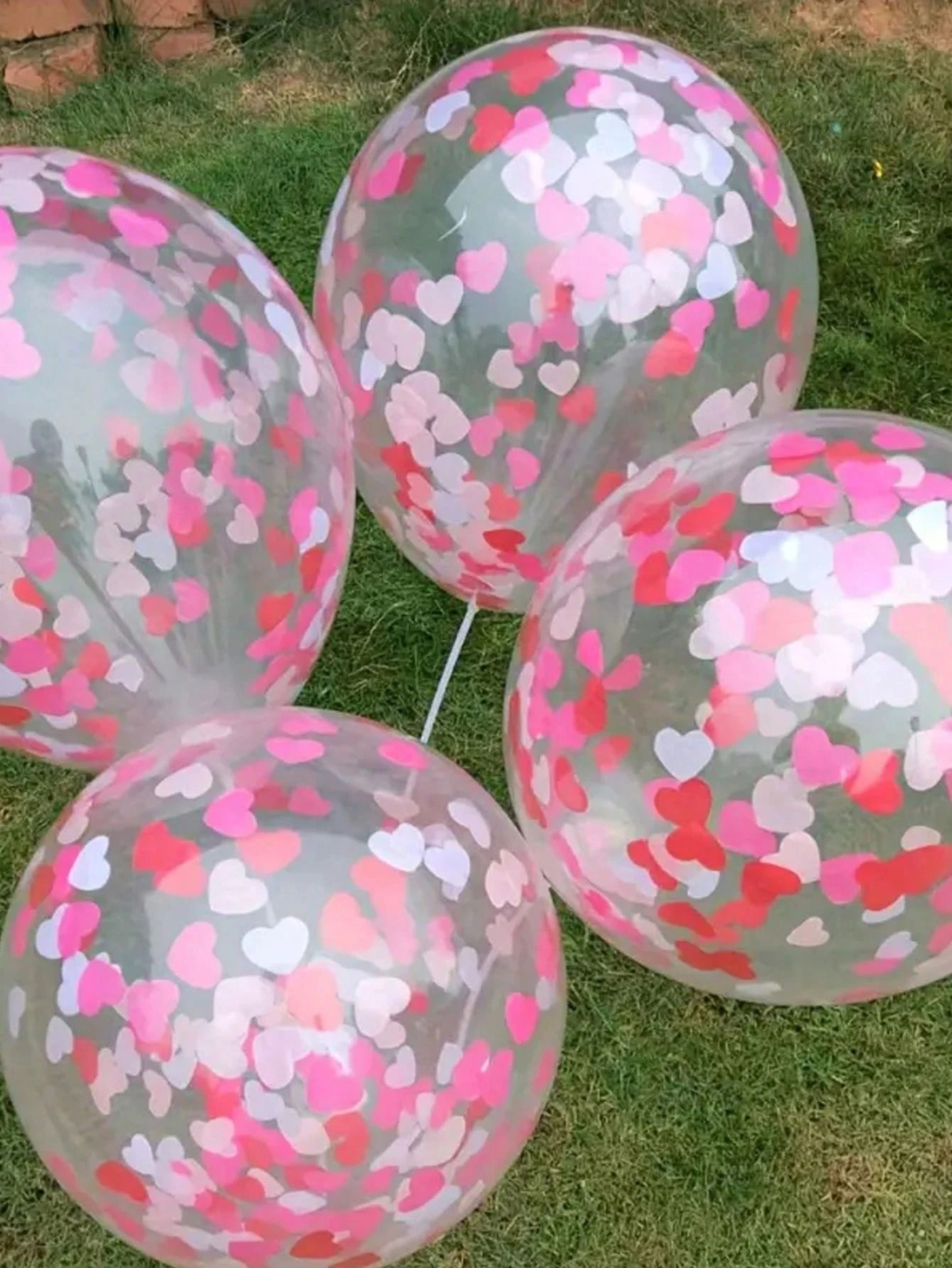 5000 Pack Heart Confetti Metallic Table Sprinkles For Valentines Day And Weddings 2