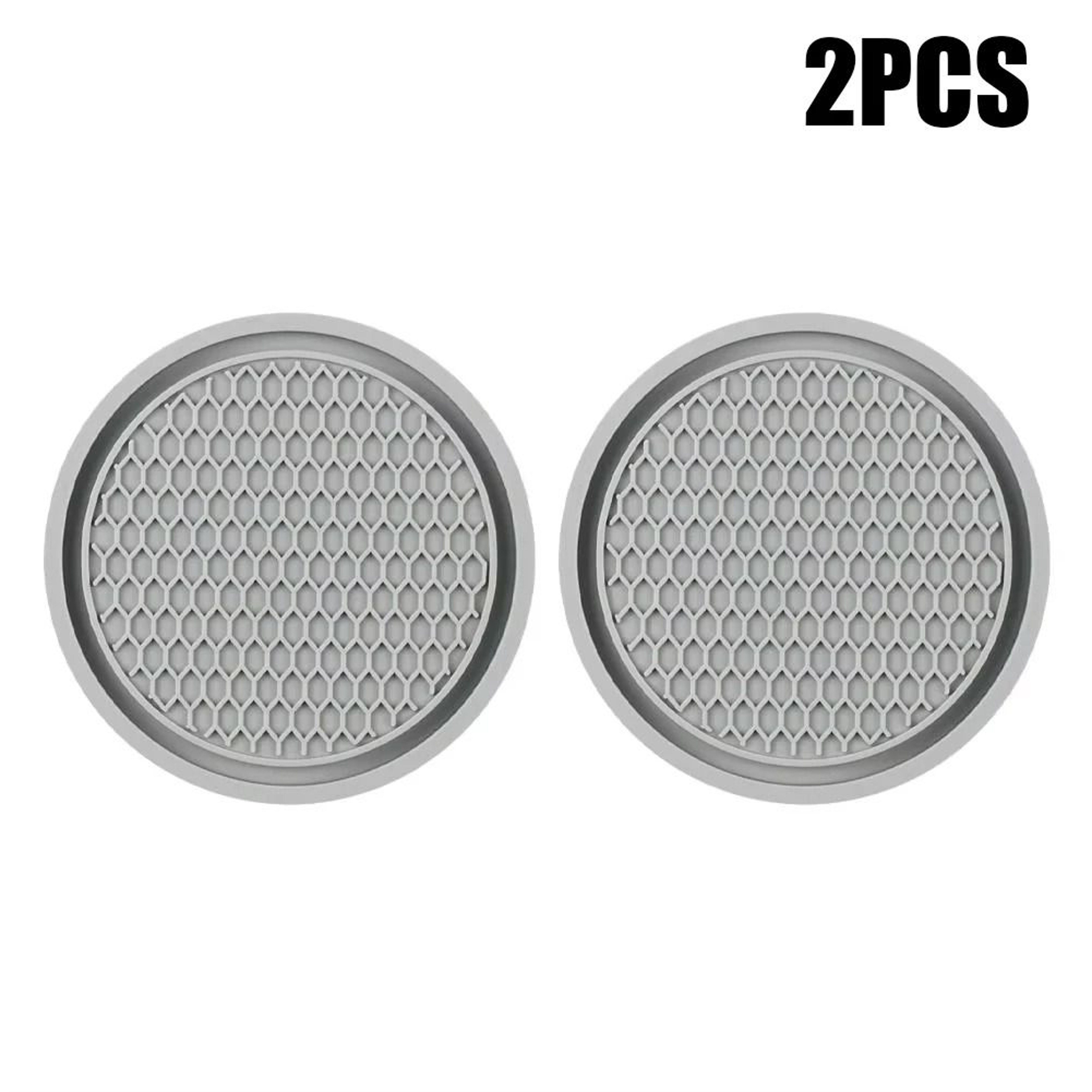 Universal Car Coasters Non Slip Cup Holder Rubber Mat Auto Interior Accessories 7