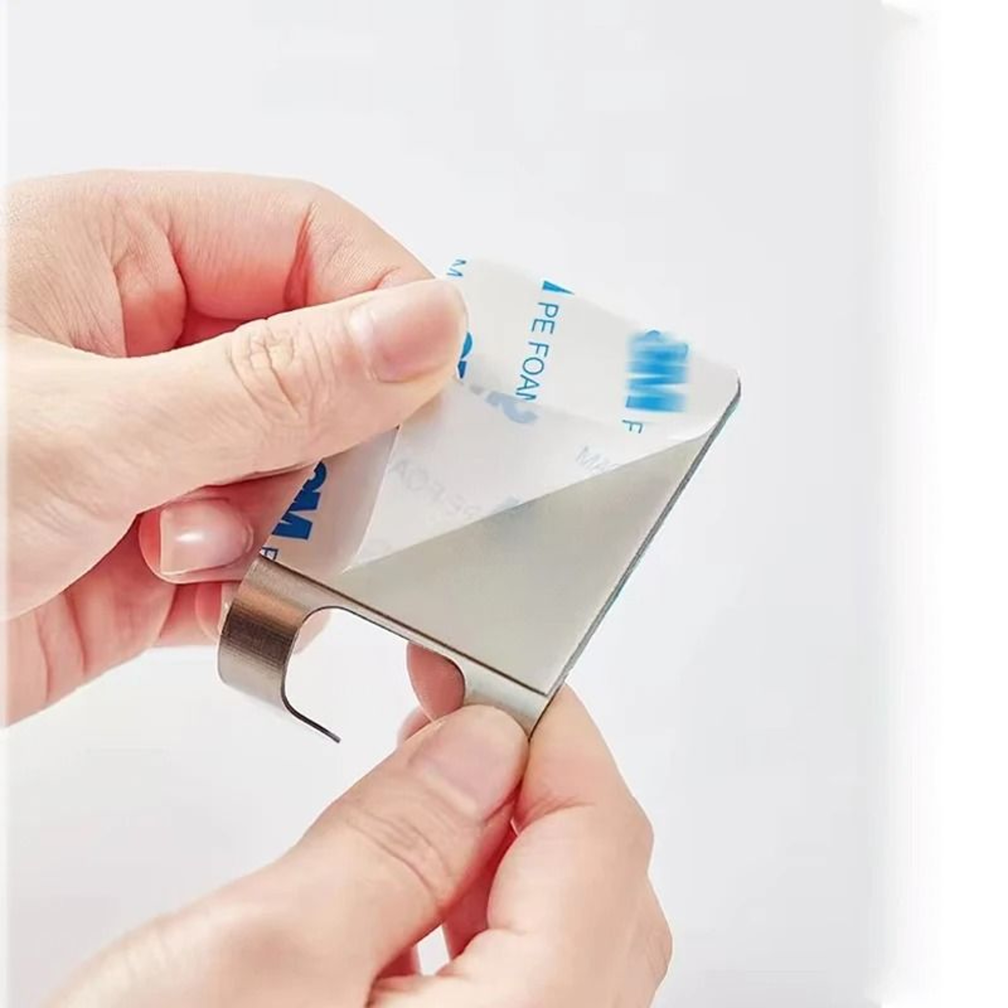 Stainless Steel Razor Holder Adhesive Wall Hook Utility Storage Shelf For Bathroom 5