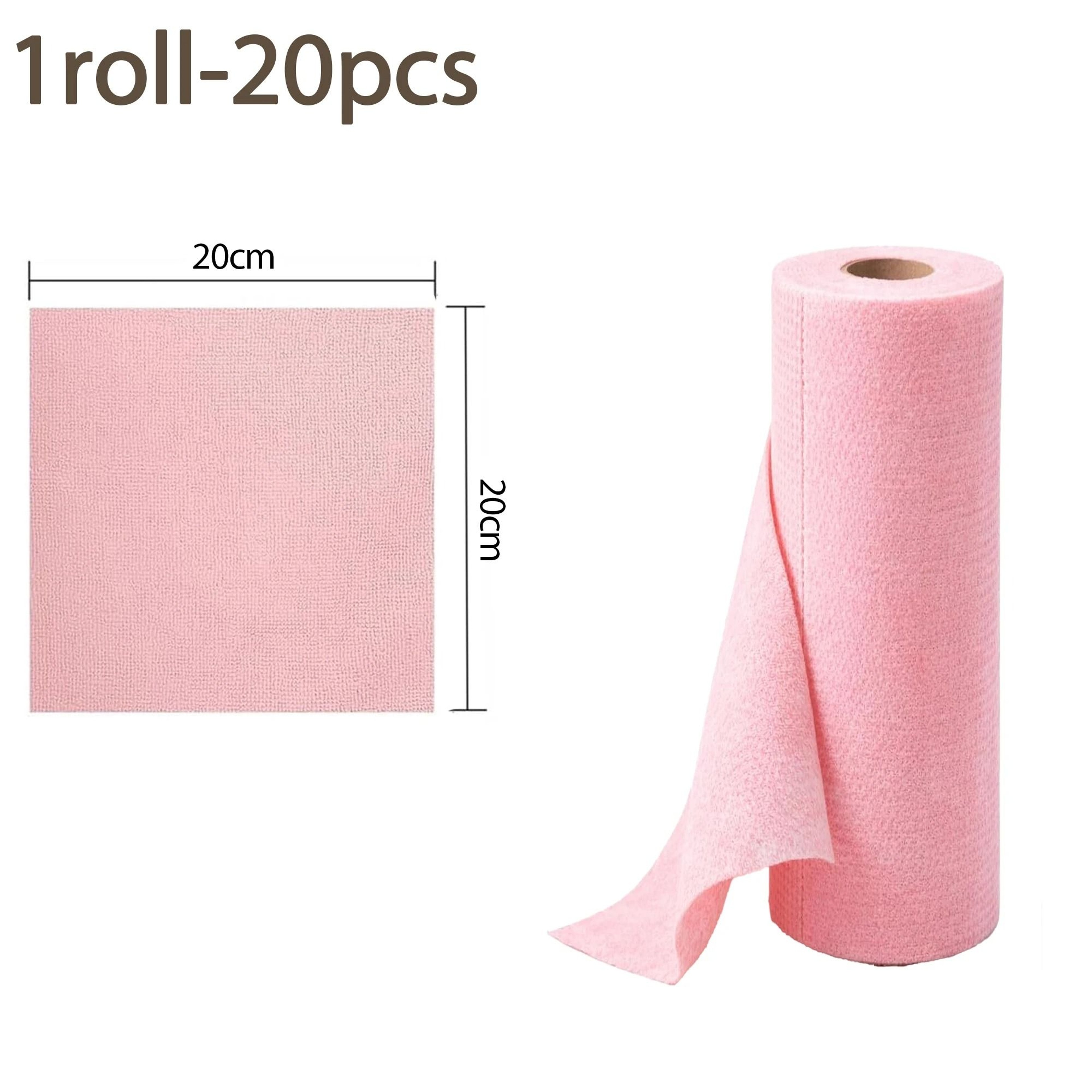 Reusable Microfiber Cleaning Cloths Roll Absorbent Kitchen Towels Towel Rags For Car 6