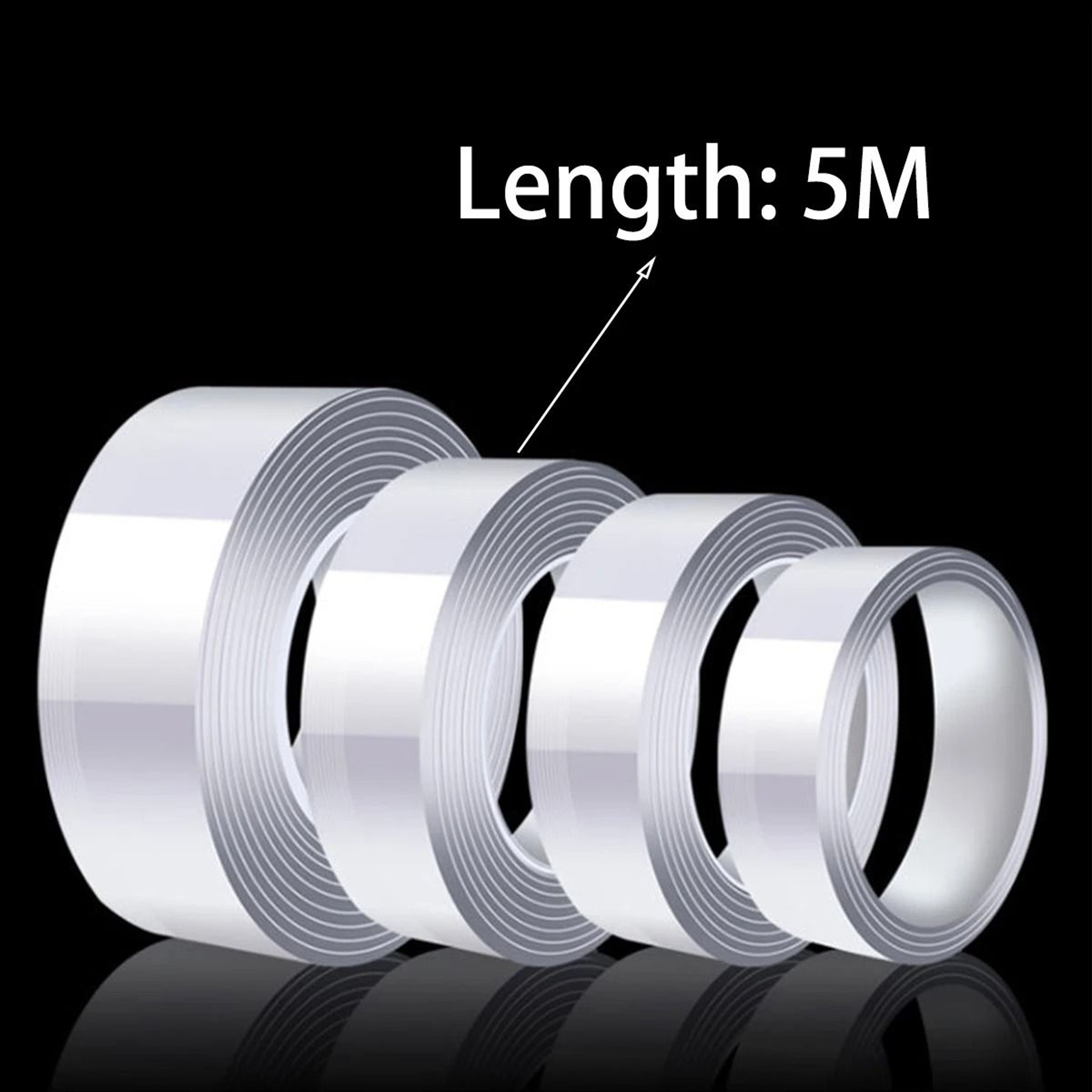 Clear Nano Double Sided Tape Traceless Waterproof Adhesive Gel Grip Tape For Kitchen 7