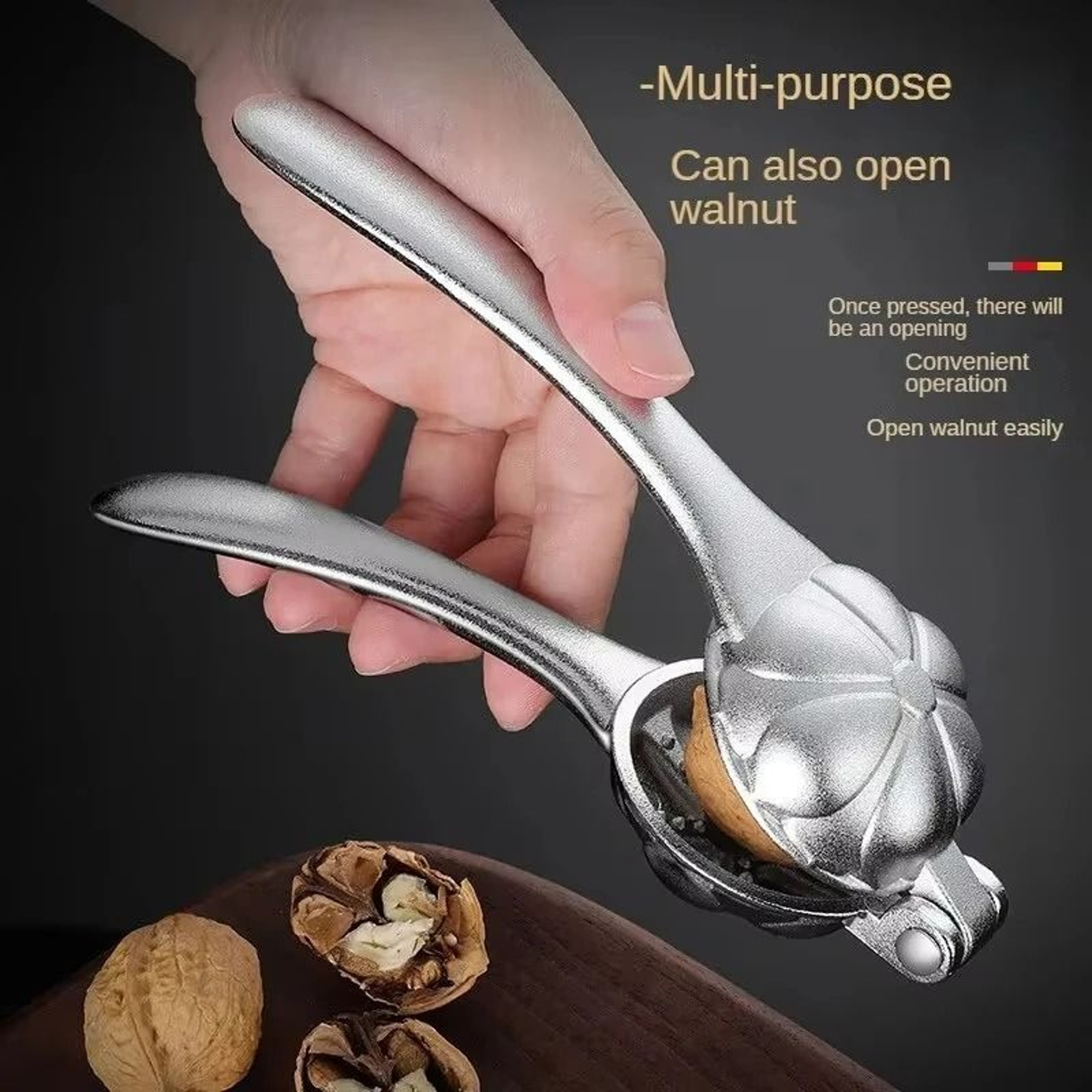 Manual Stainless Steel Chestnut Clip Shell Opener Nut Cracker Pliers Cutter 1
