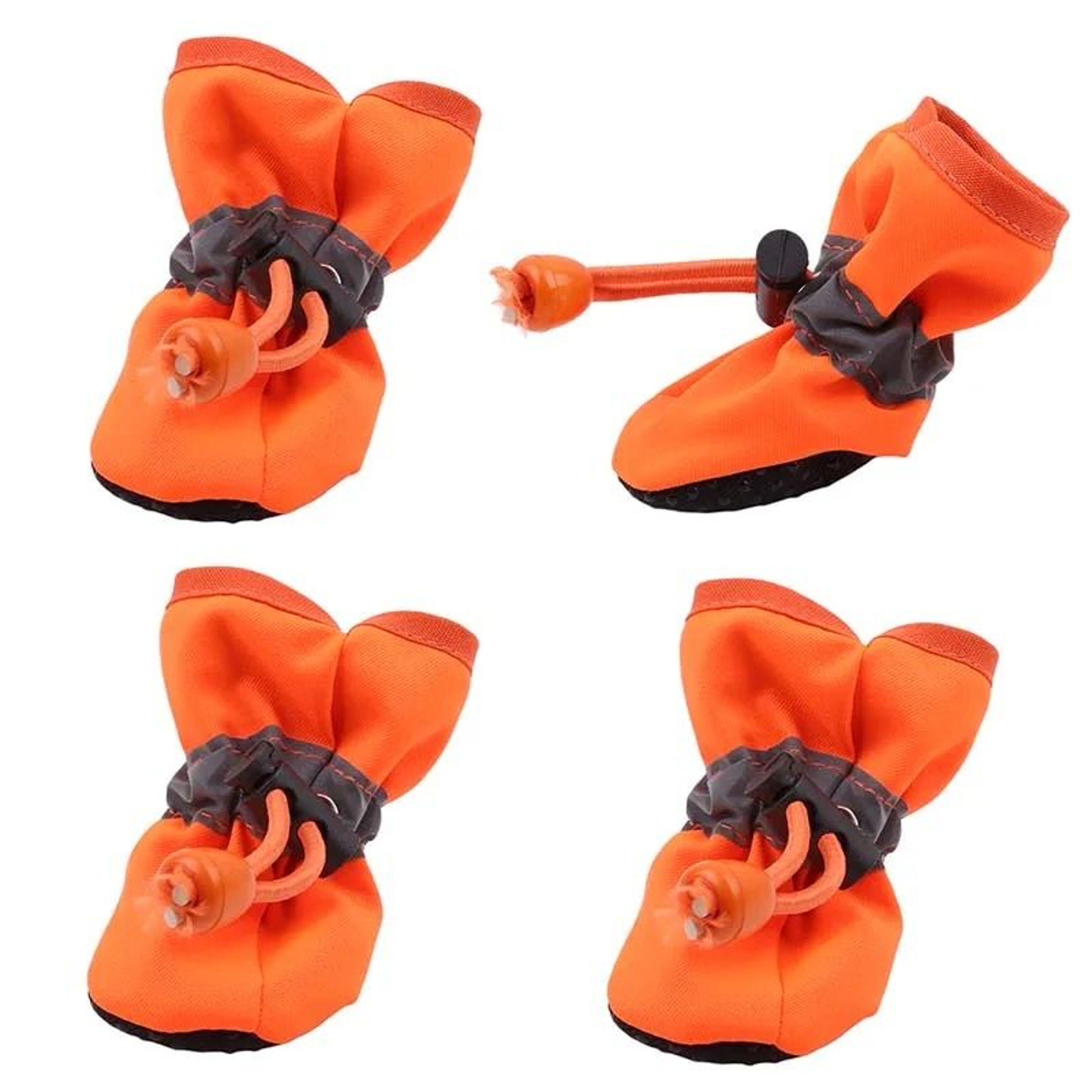 4 Piece All Season Pet Dog Shoes Anti Slip Water Resistant Boots Warm Puppy Booties 2
