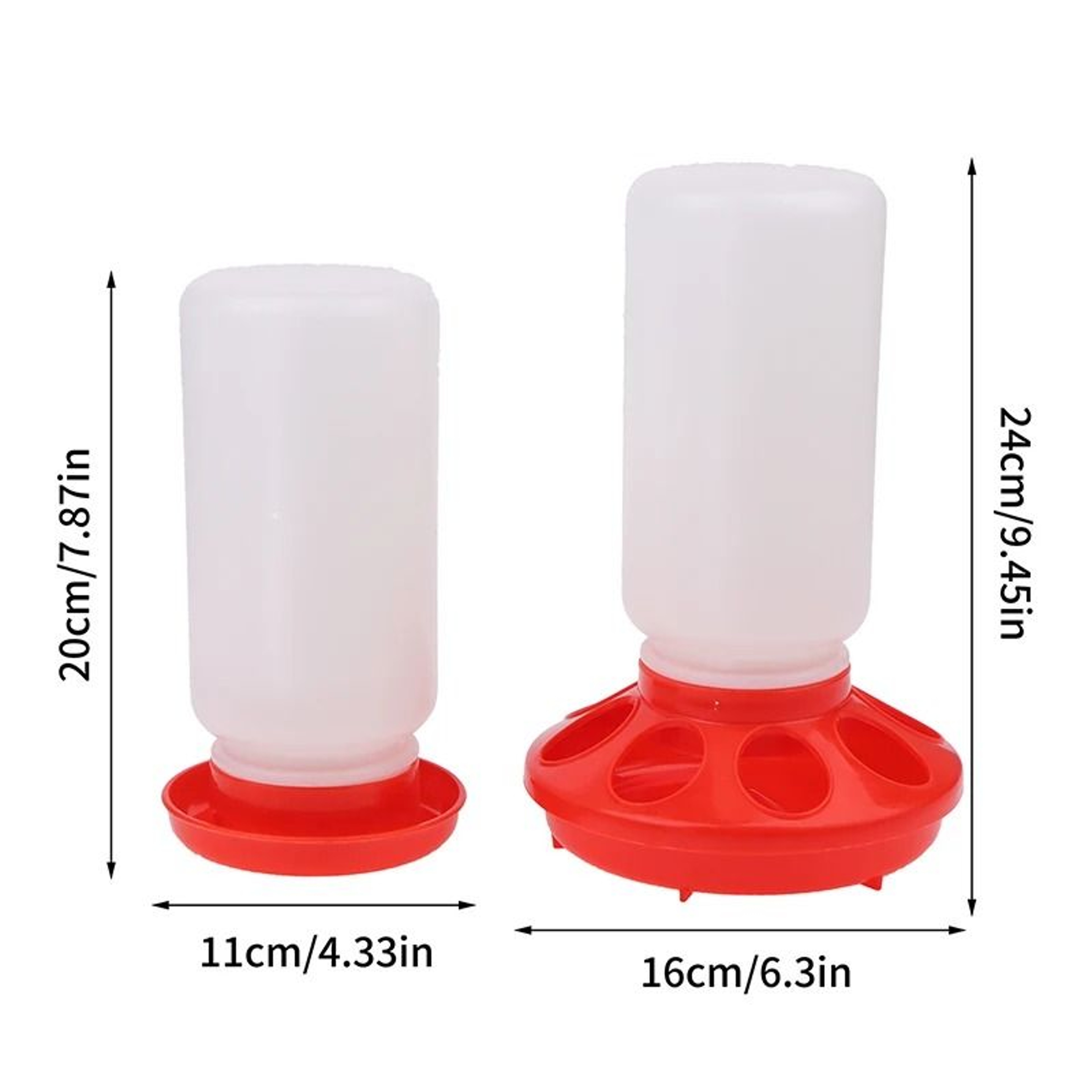 Thickened Poultry Feeder And Waterer Automatic Pigeon Chicken Drinker Bucket 5