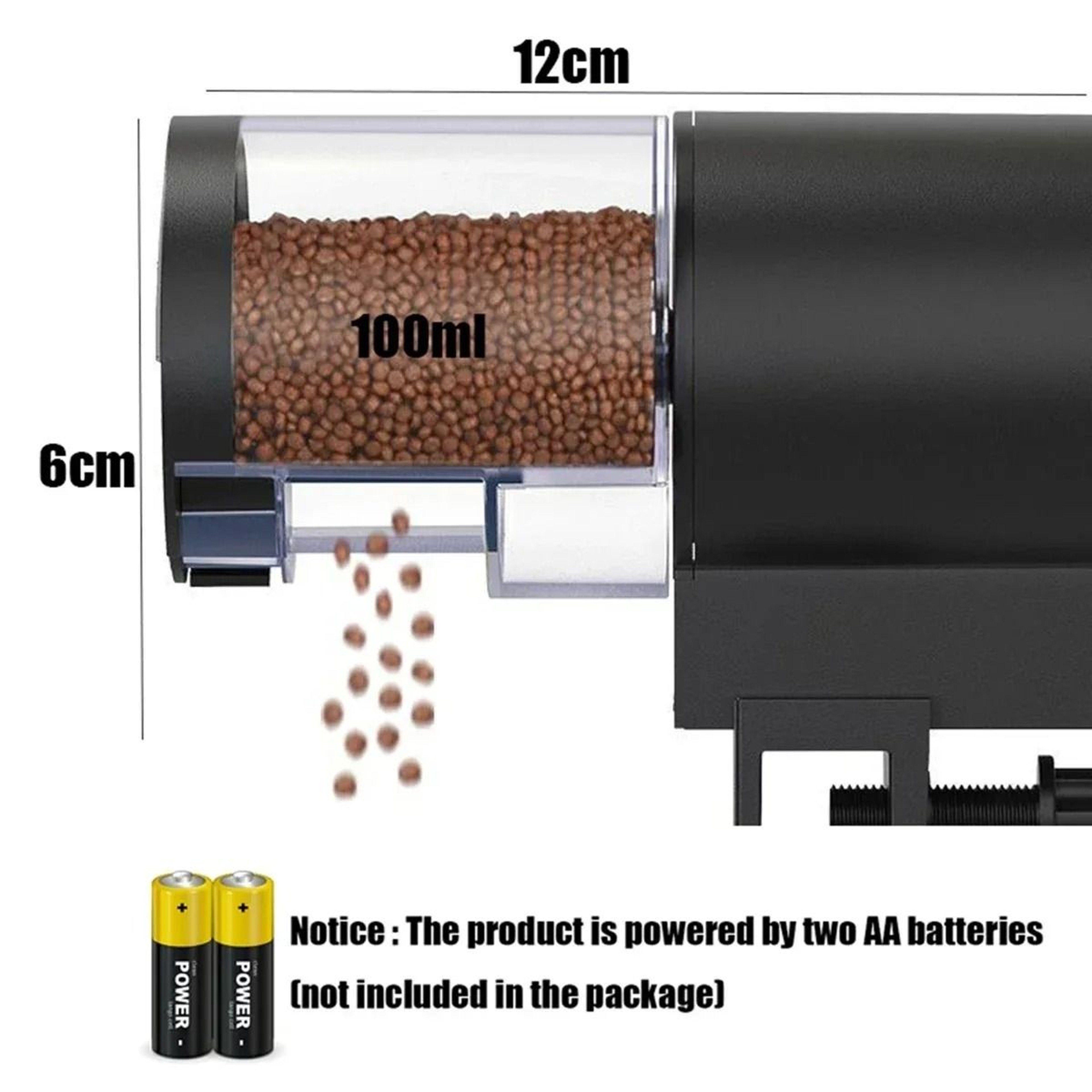 Automatic Fish Feeder Battery Operated Programmable Timer For Aquarium 5