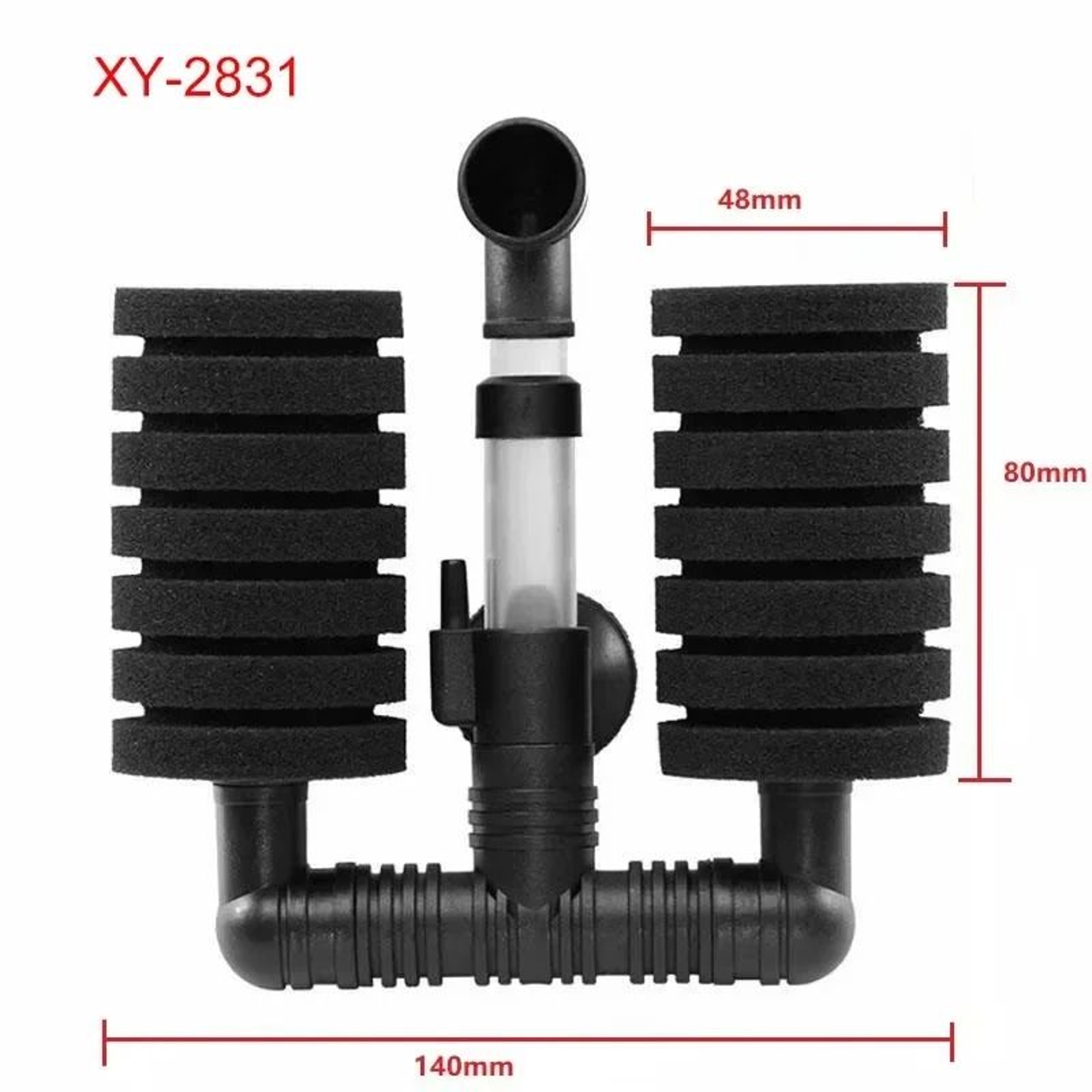 Aquarium Biochemical Sponge Filter Air Pump Driven Skimmer Bio Filter For Fish Tank 5