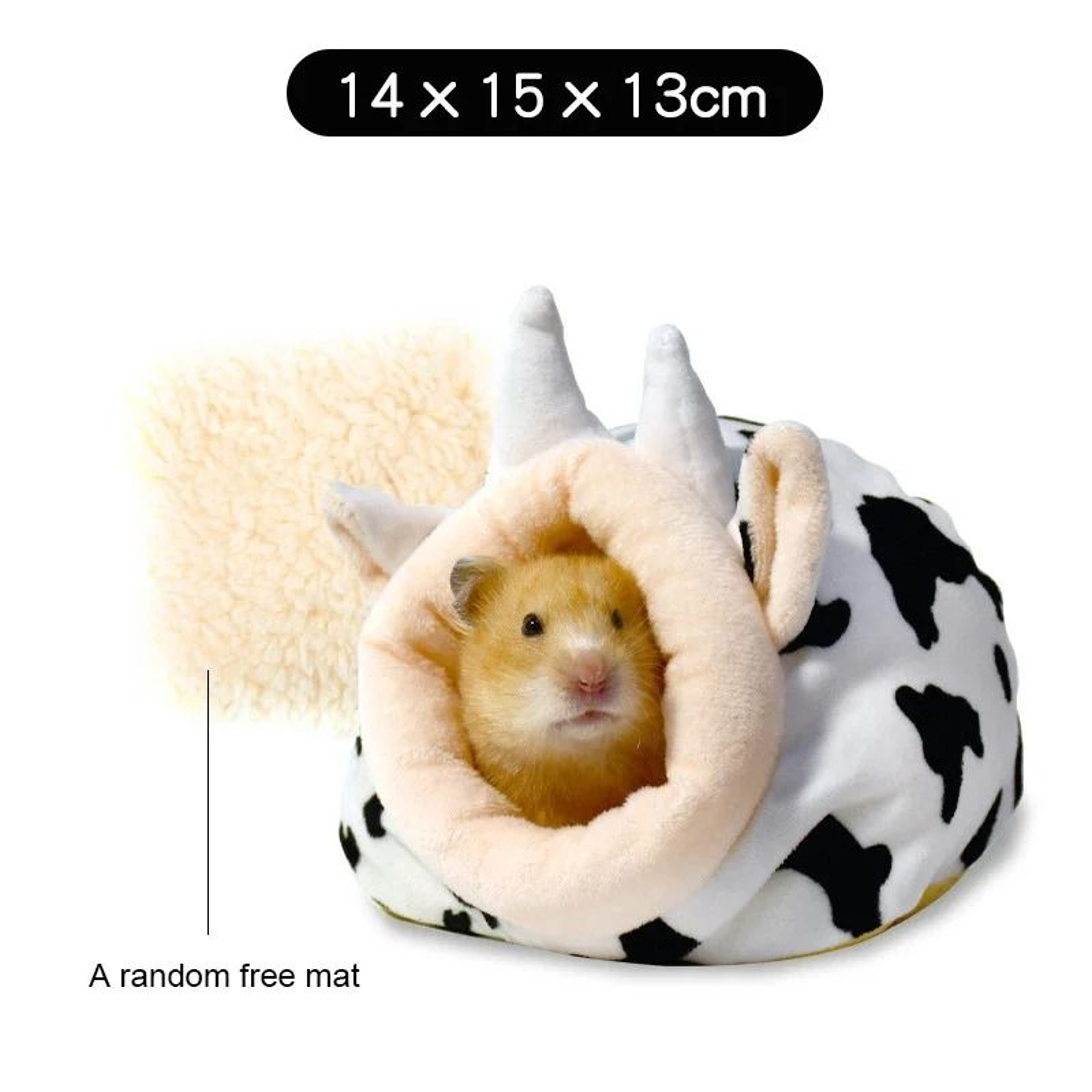 Soft Warm Insulated Small Pet Winter Bed Hanging Fleece House Hammock Cottage 7