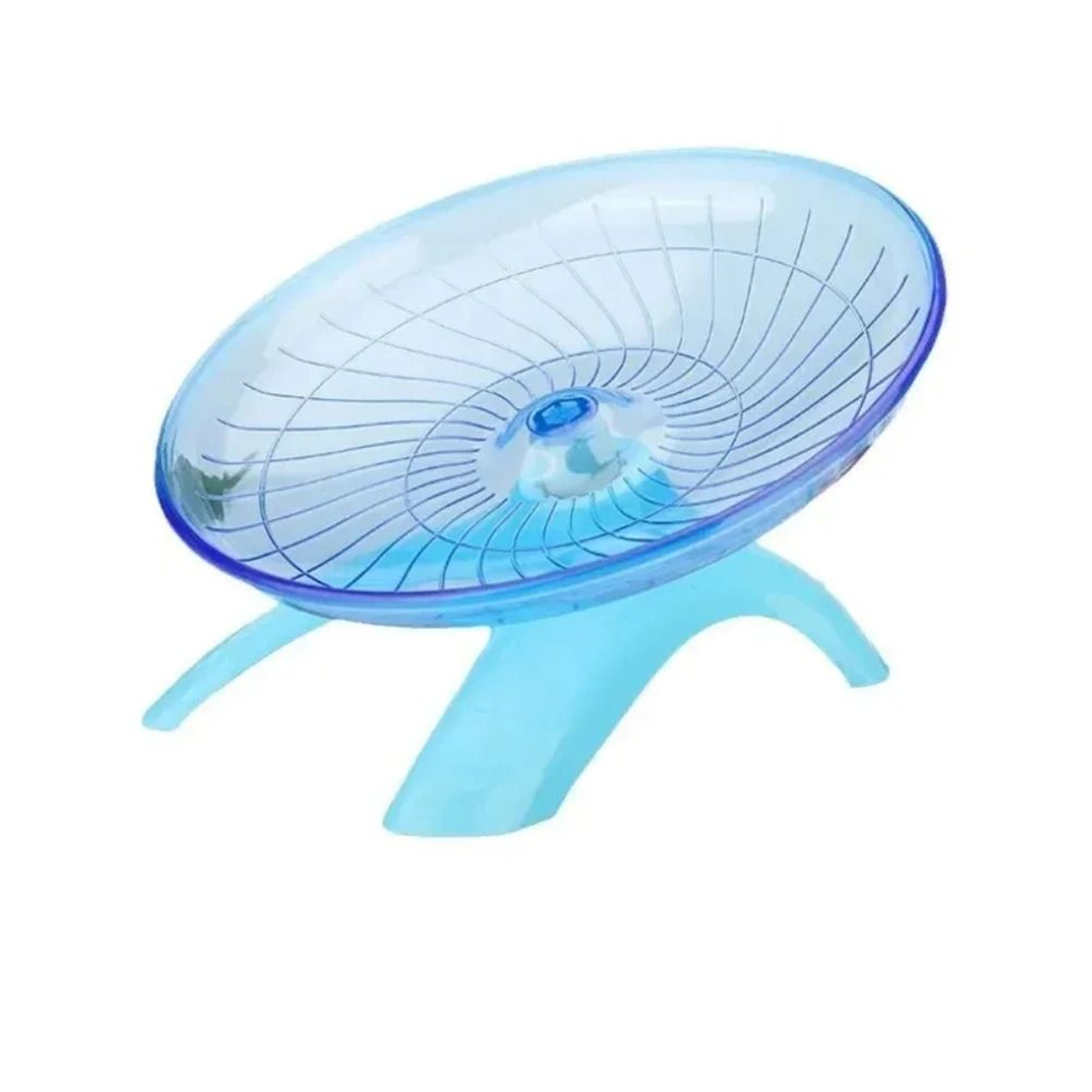 Small Pet Hamster Running Disc Silent Transparent Rotatory Jogging Wheel Toy 4