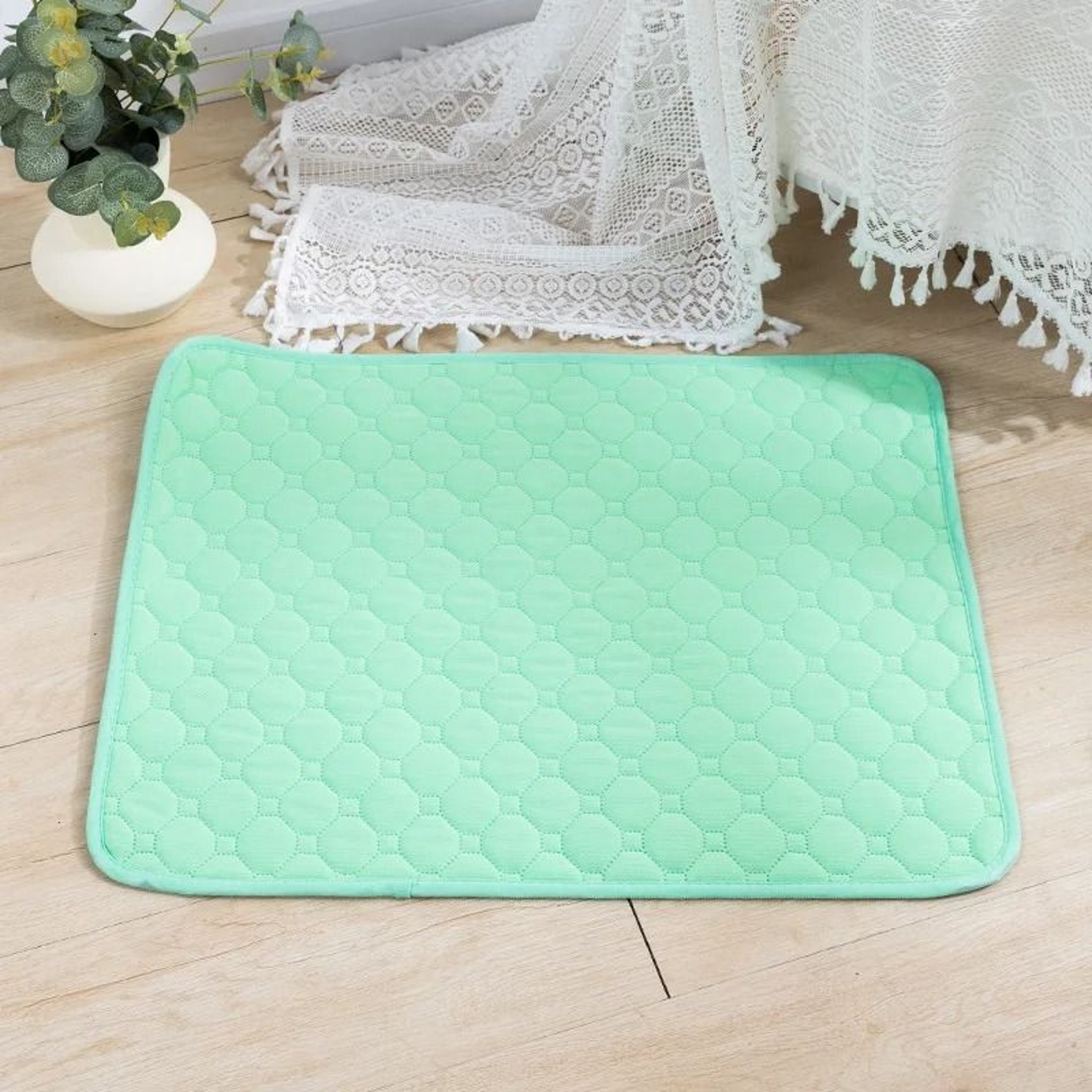 Washable Reusable Dog Pee Mat AntiSlip Waterproof Pet Training Pad For Floor Car Seat Bed 6