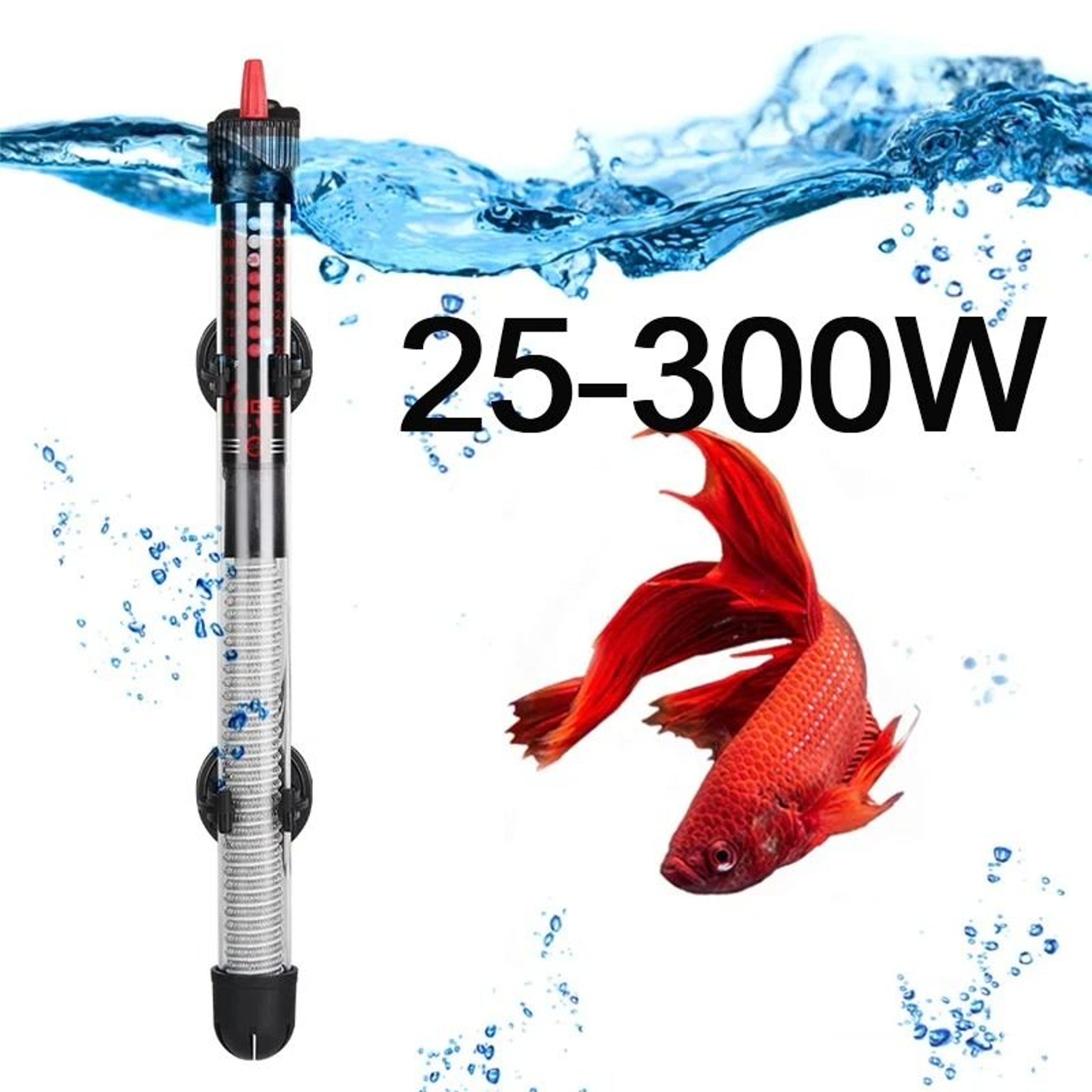 Adjustable Temperature Thermostat Submersible Aquarium Heater Rod 0