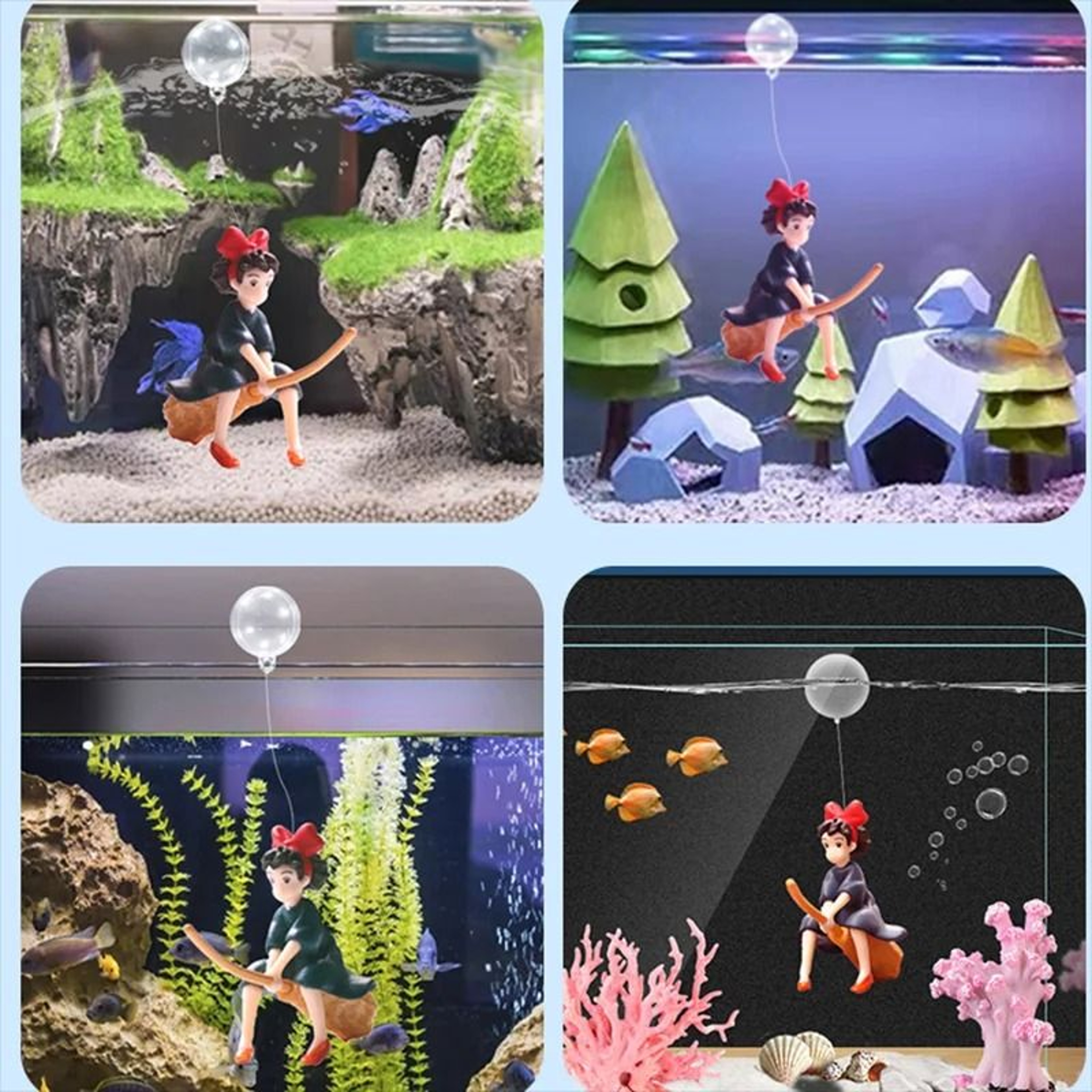 Floating Pendant Fairy Decoration Ornaments For Aquarium Fish Tank Landscaping 3
