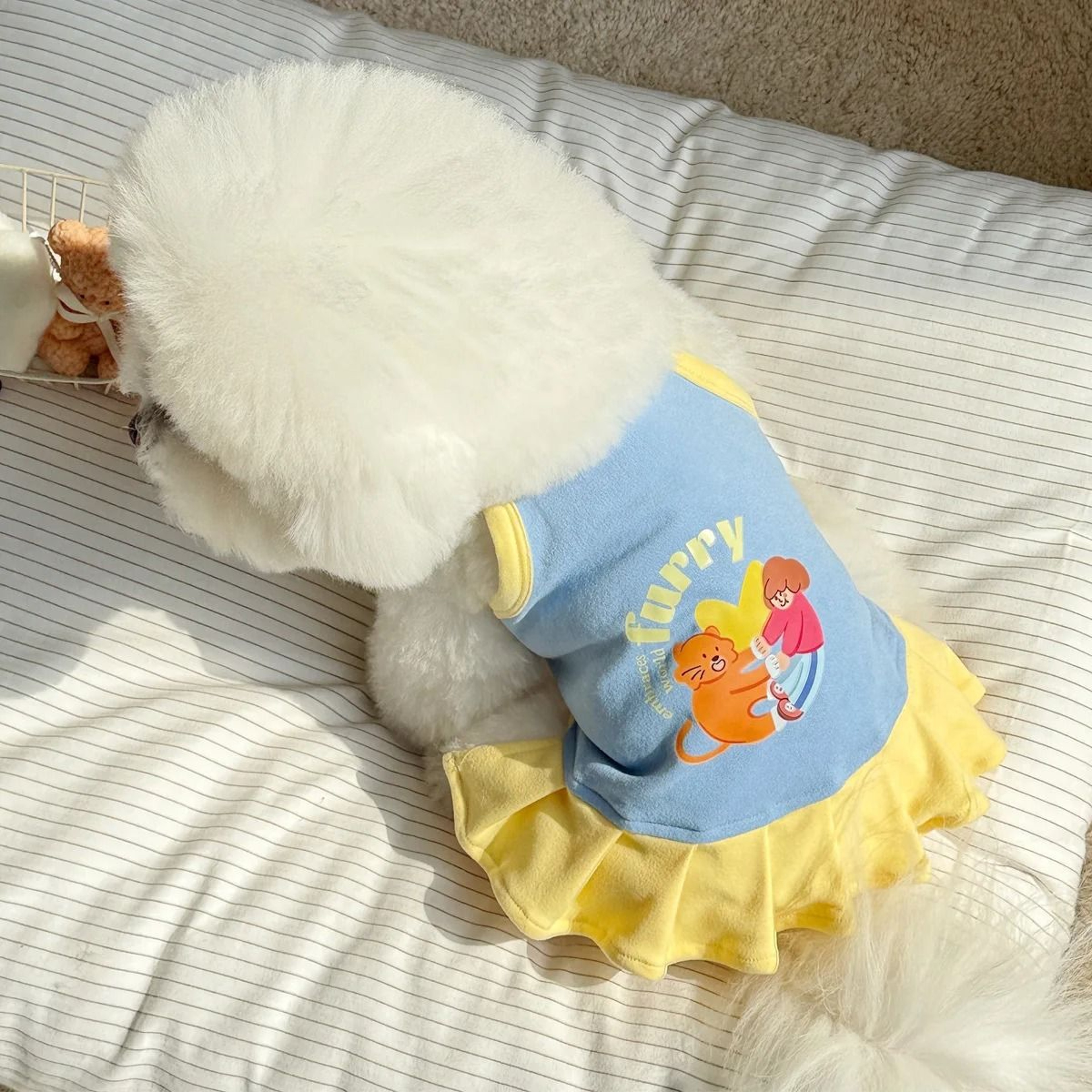 Summer Pet Dog Cooling Slip Dress Vest Breathable Princess Skirt Apparel For Small Dogs Cats 7