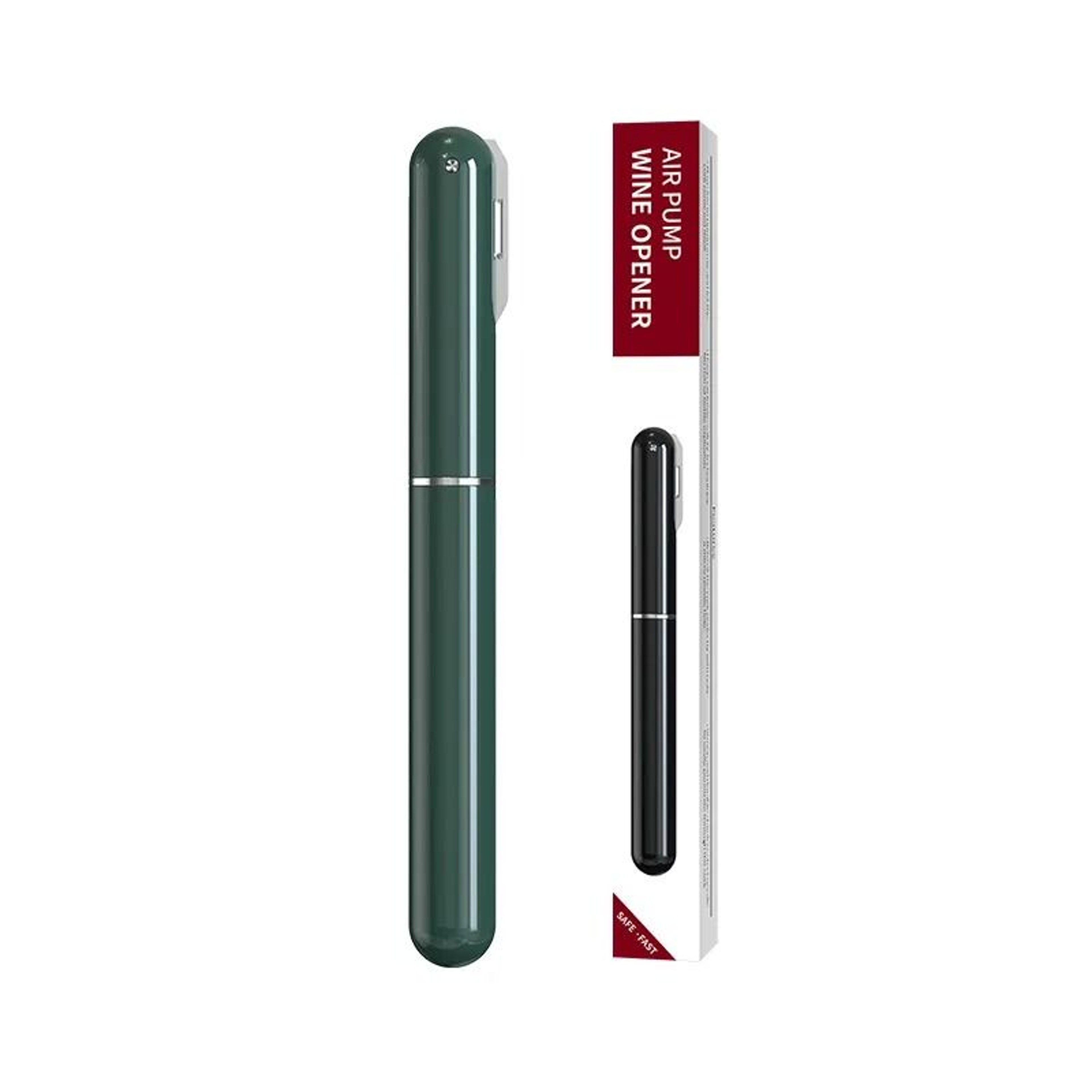 Pocket Air Pressure Wine Opener 2in1 Handheld Cork Extractor With Concealed Foil Cutter 8