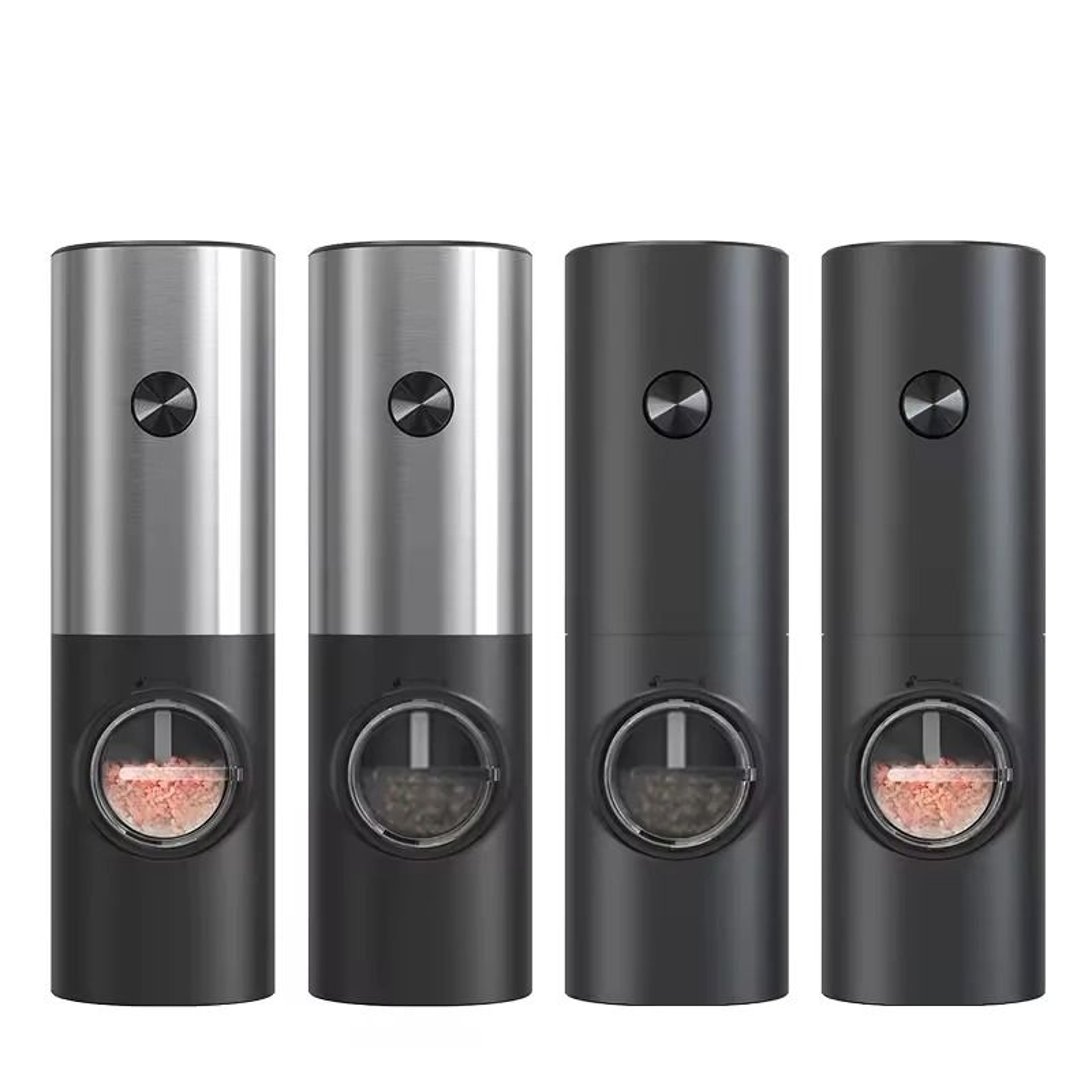 Automatic Electric Pepper Mill  Sea Salt Grinder Set With Integrated LED Light 3