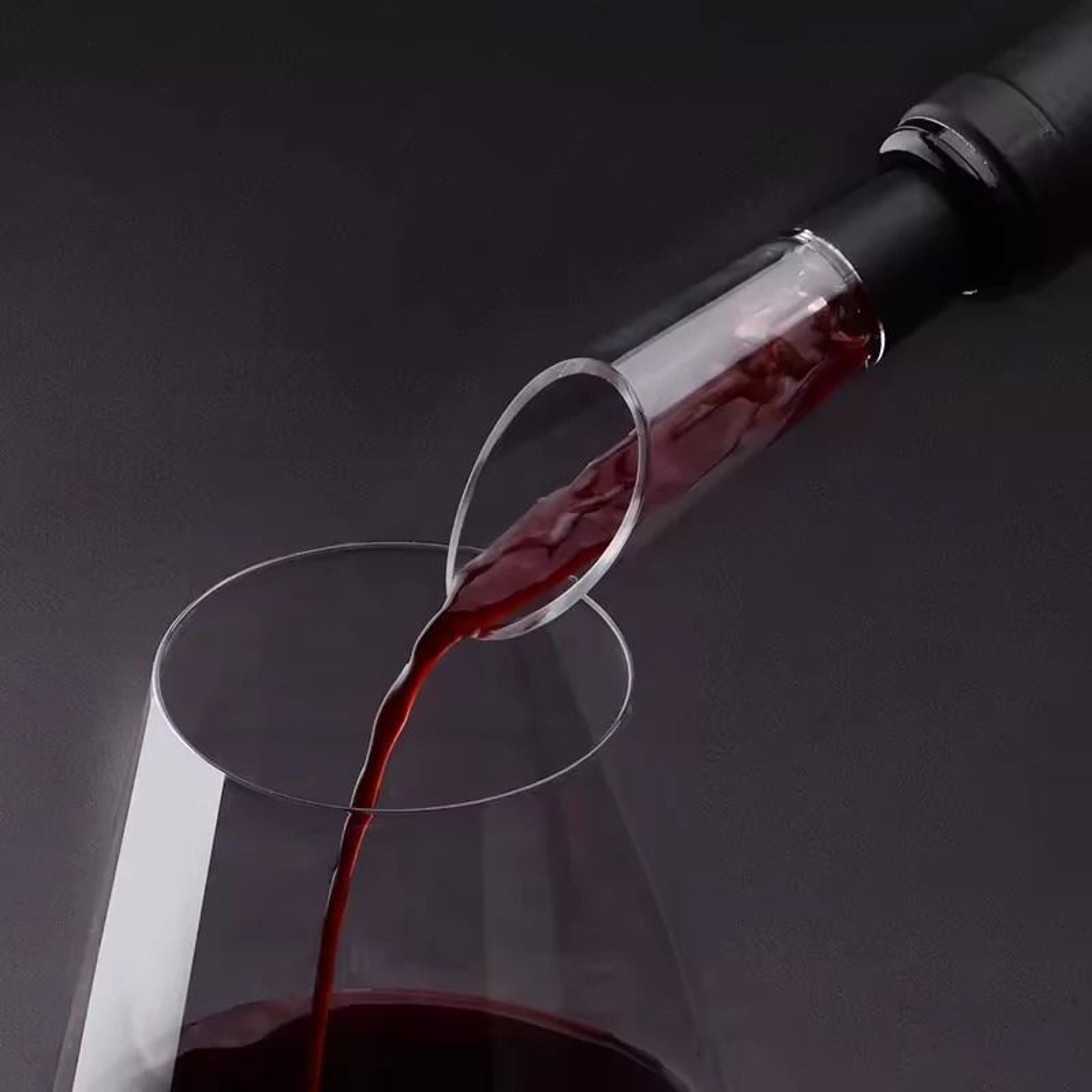Multifunction Electric Automatic Corkscrew Wine Opener Set With Storage Base 4