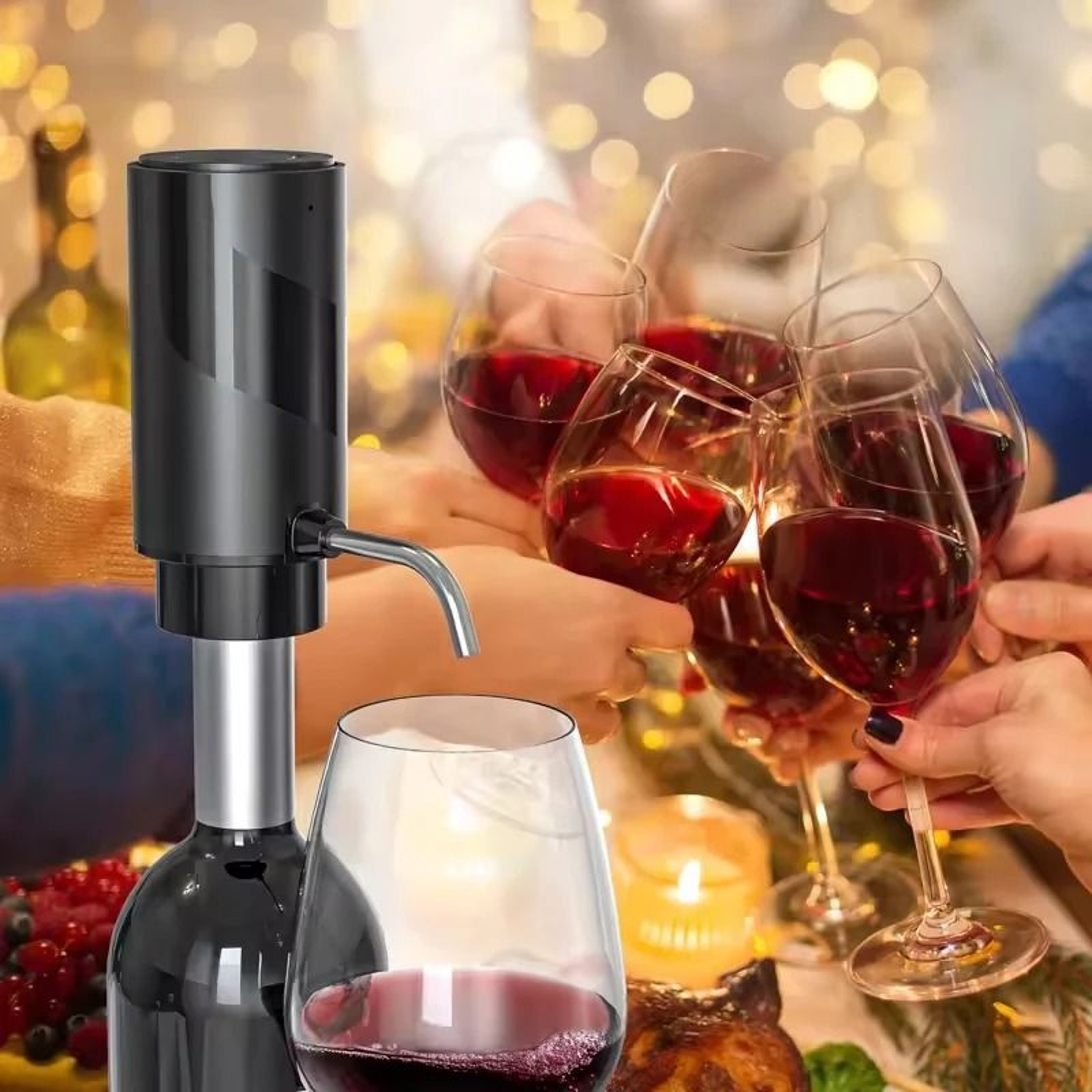 Automatic Electric Wine Dispenser And Aerator Pump With USB Type C Charging 3