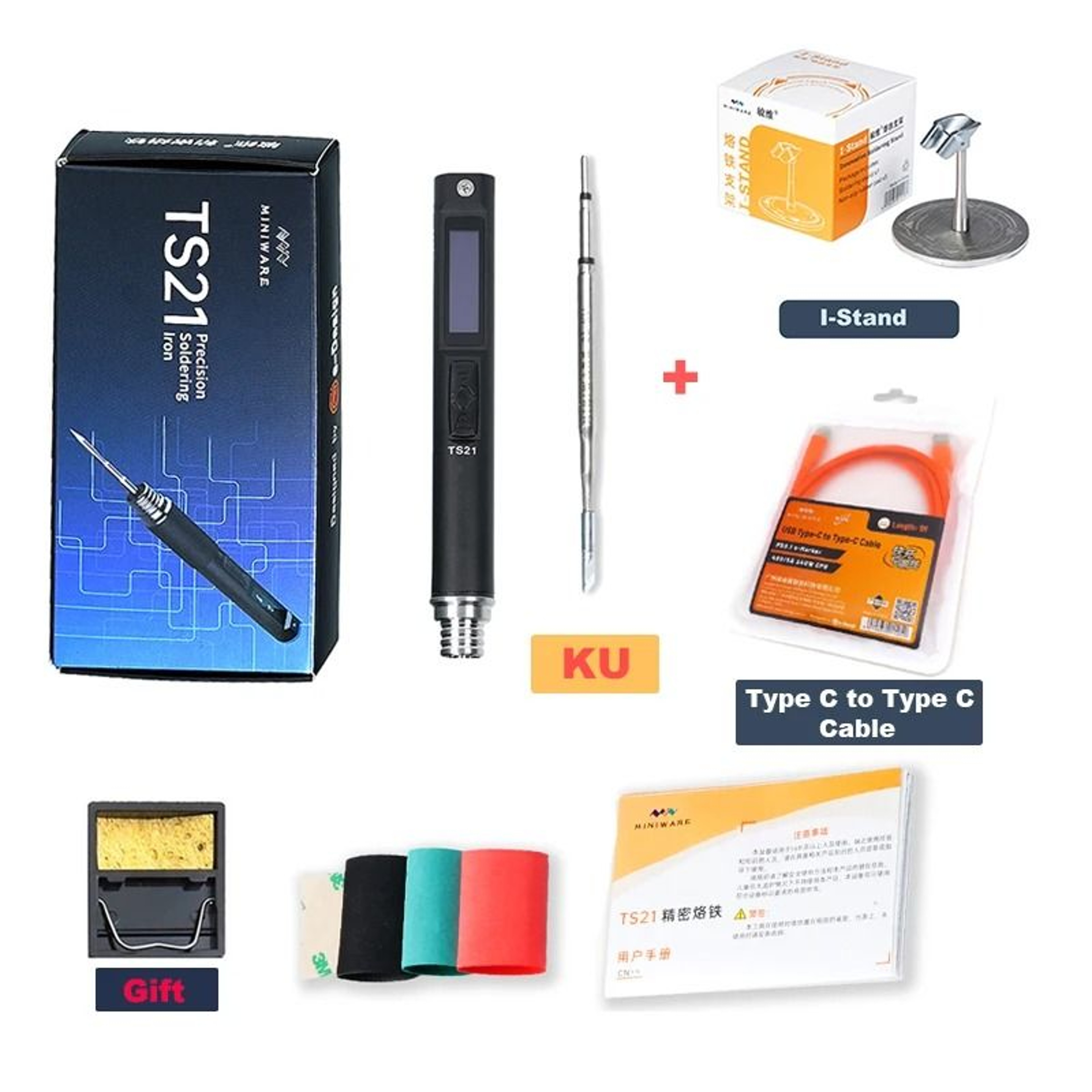 Compact Smart Digital Soldering Pen With 100W Max Heating Power 14