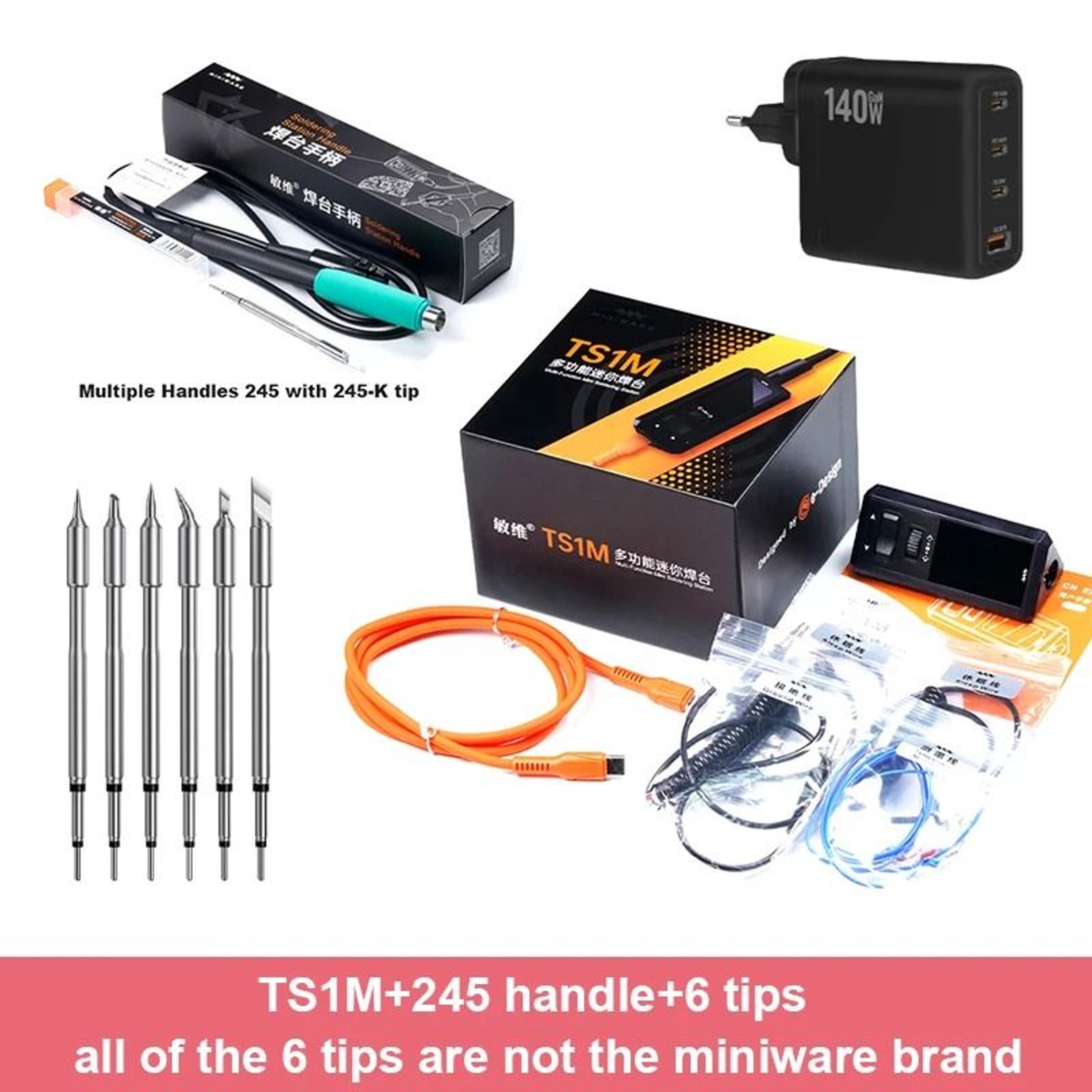 Compact Digital Soldering Station With High Output Power Delivery Support 8