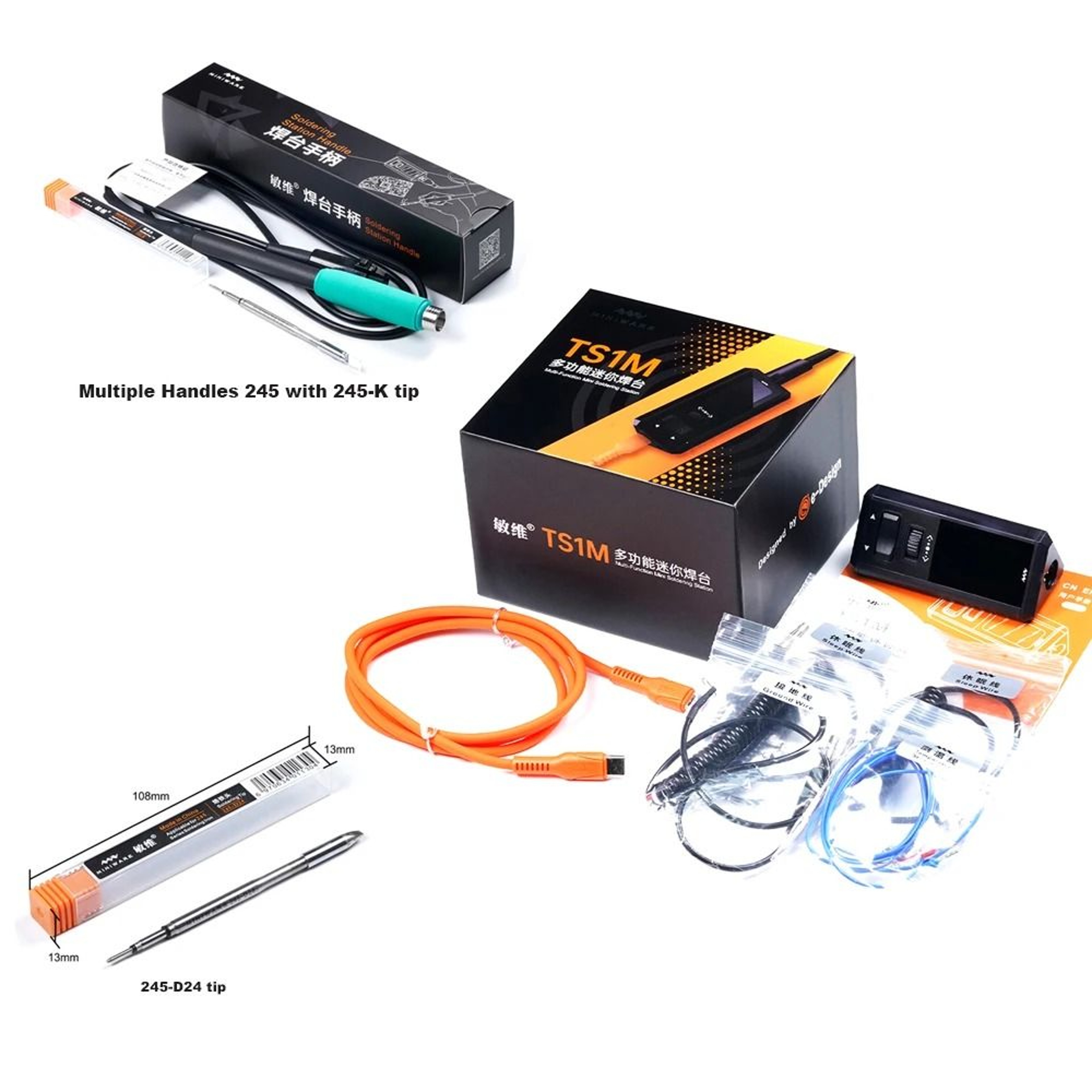 Precision Digital Soldering Station Benchtop Welding System With High Wattage Output 16