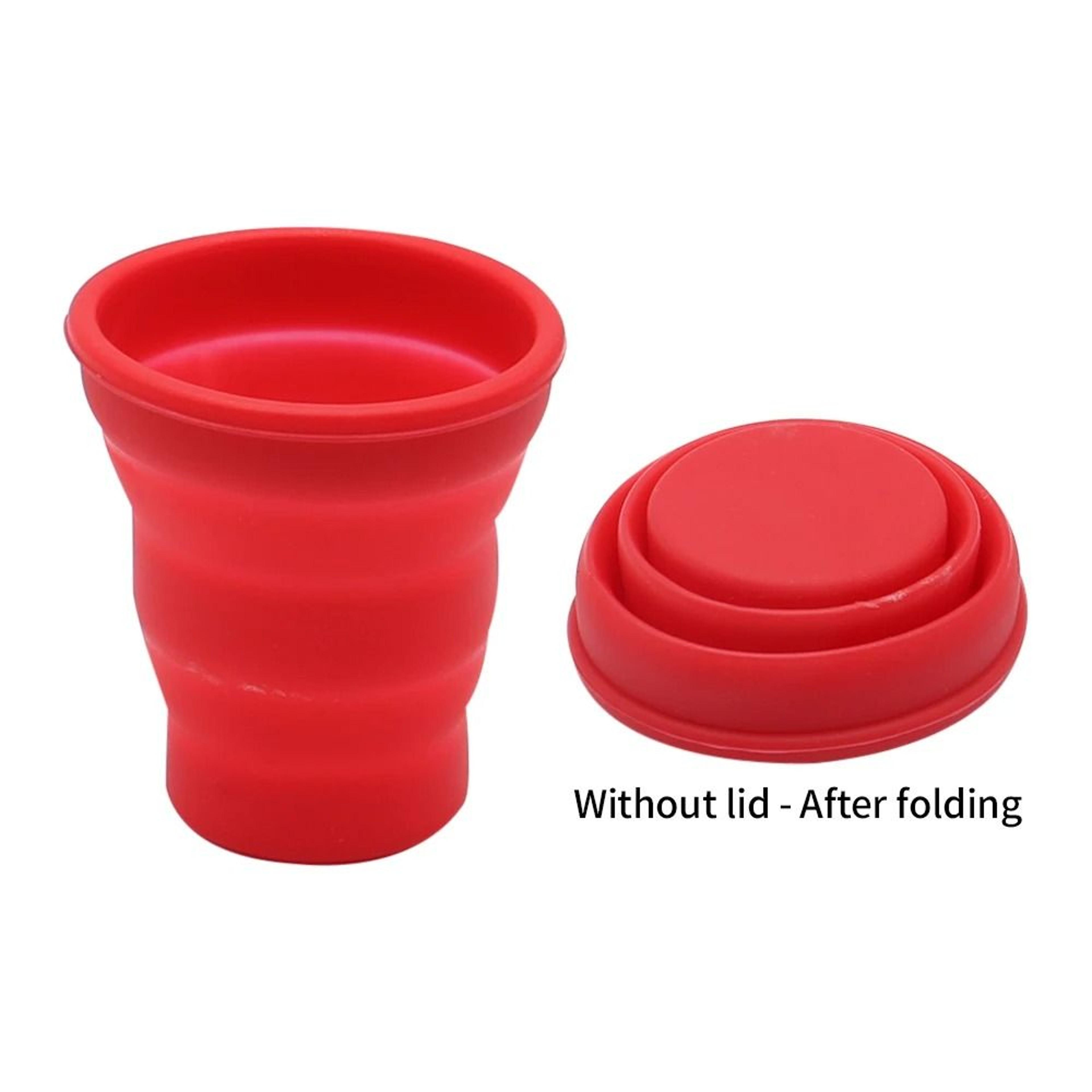 Collapsible Silicone Travel Mug Heat Resistant Foldable Water Cup 1