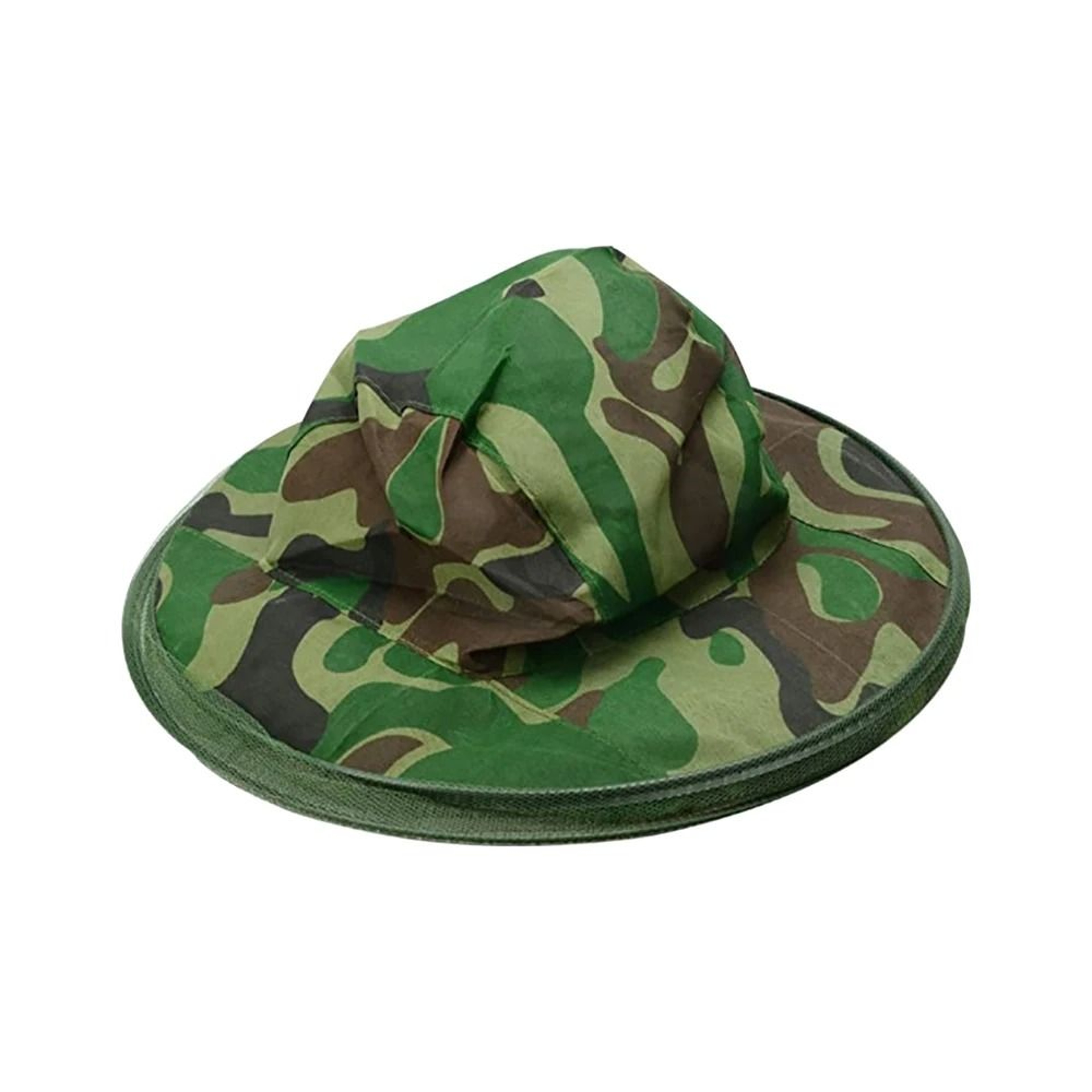 Outdoor Mosquito Head Net Hat With Camouflage Mesh Face Screen For Camping And Fishing 1