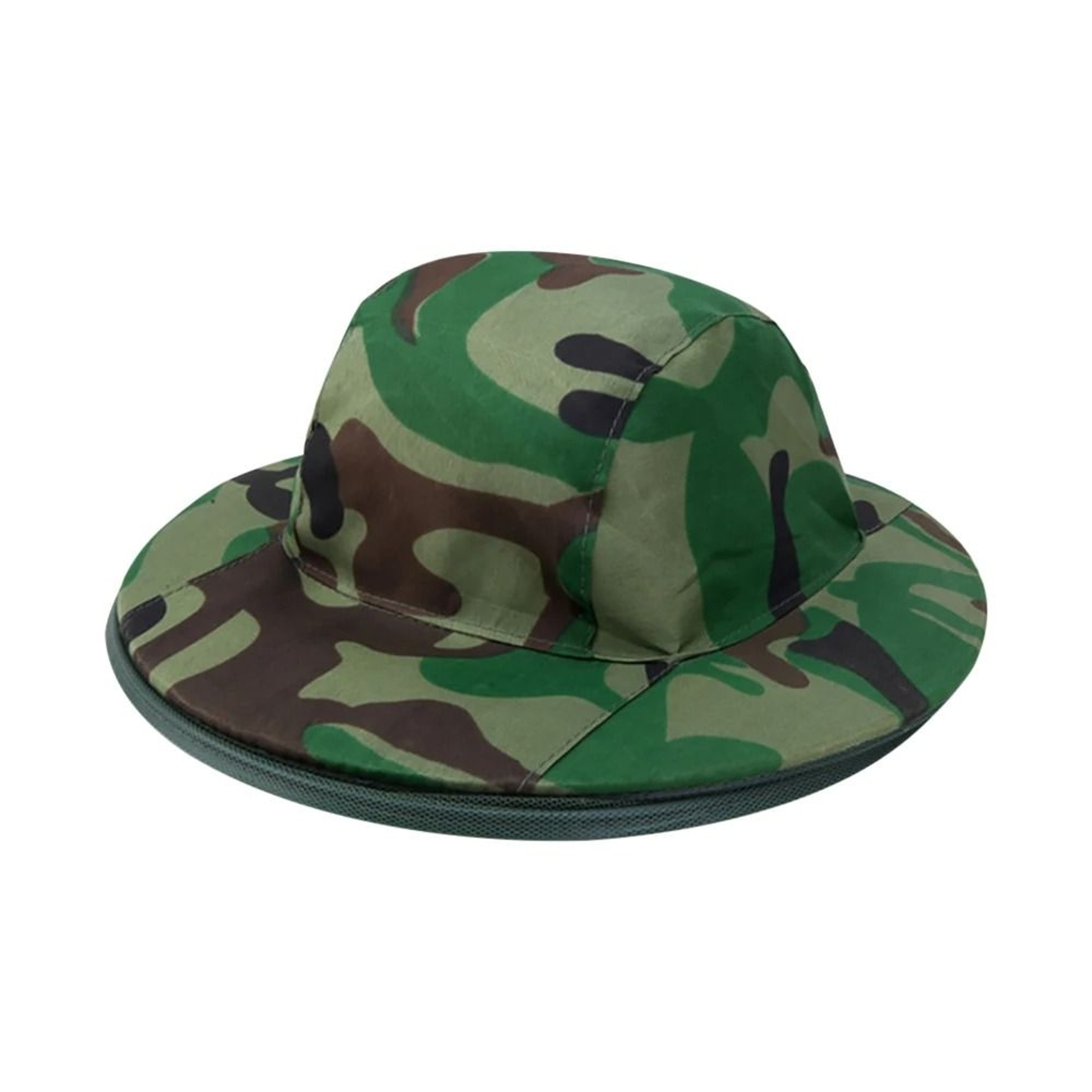 Outdoor Mosquito Head Net Hat With Camouflage Mesh Face Screen For Camping And Fishing 2