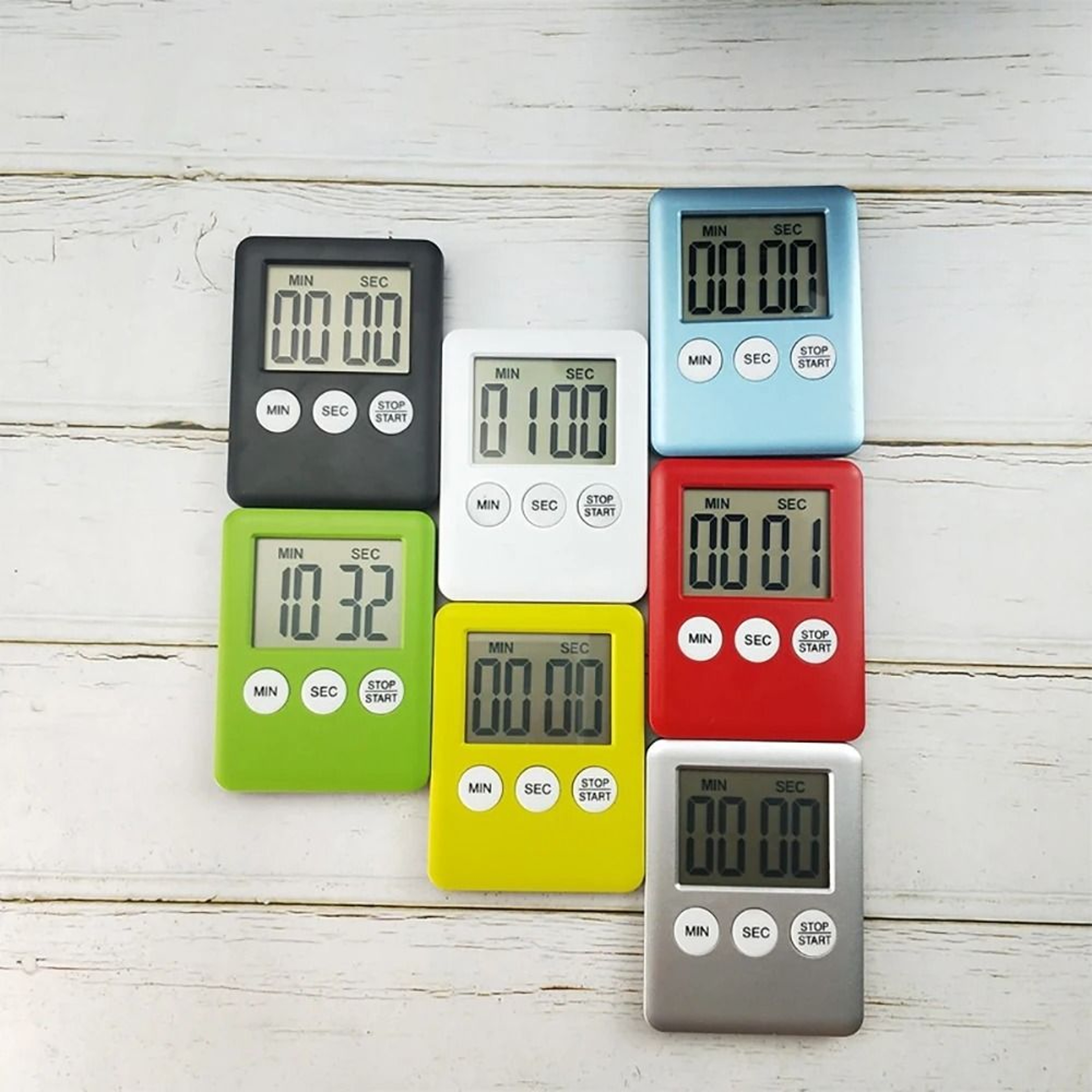 Digital Kitchen Timer With Loud Alarm And Magnetic Backing For Cooking And Baking 0
