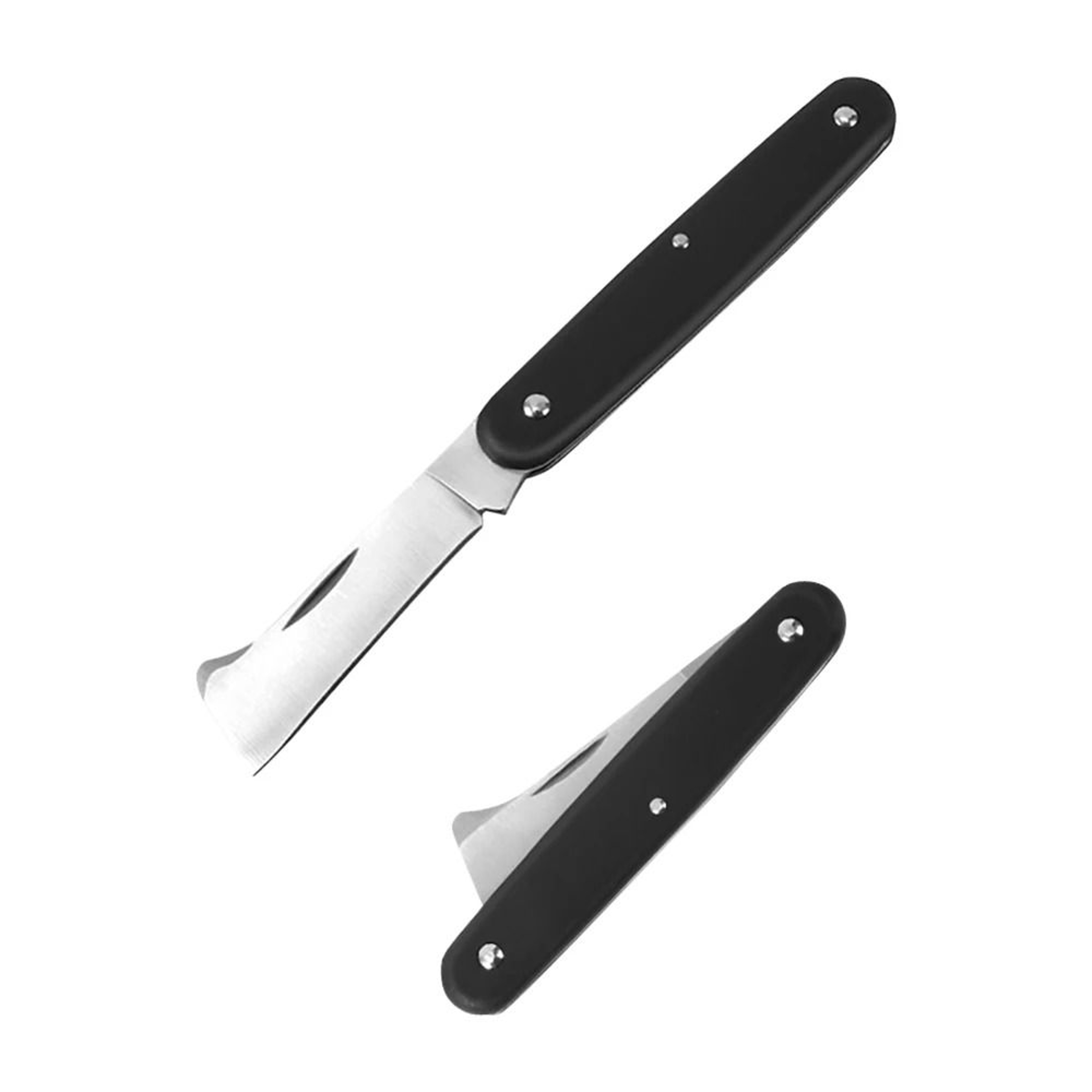 Professional Foldable Stainless Steel Garden Grafting Knife With Wooden Handle 0