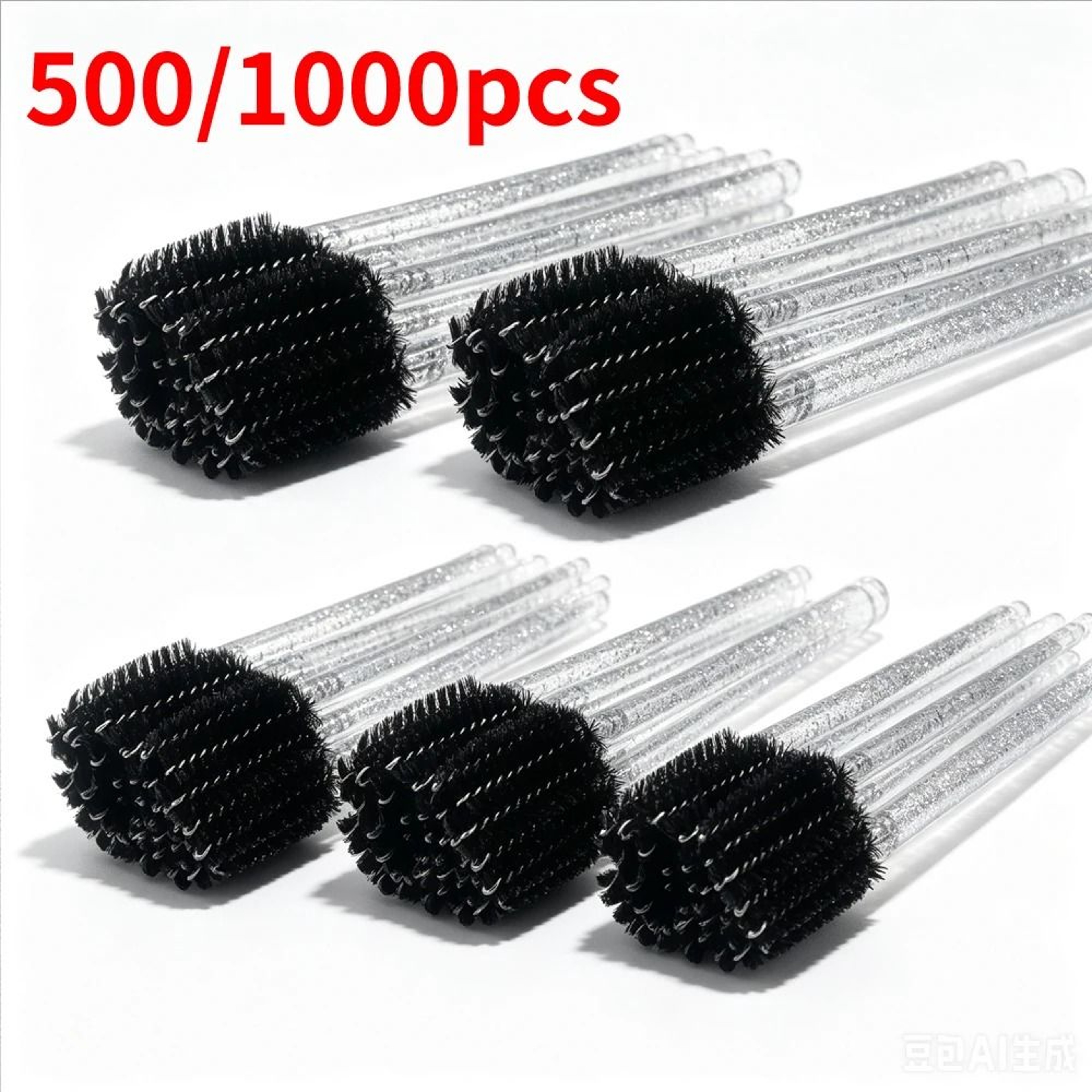 Wholesale Colorful Disposable Mascara Wands And Eyelash Extension Spoolie Brushes 0