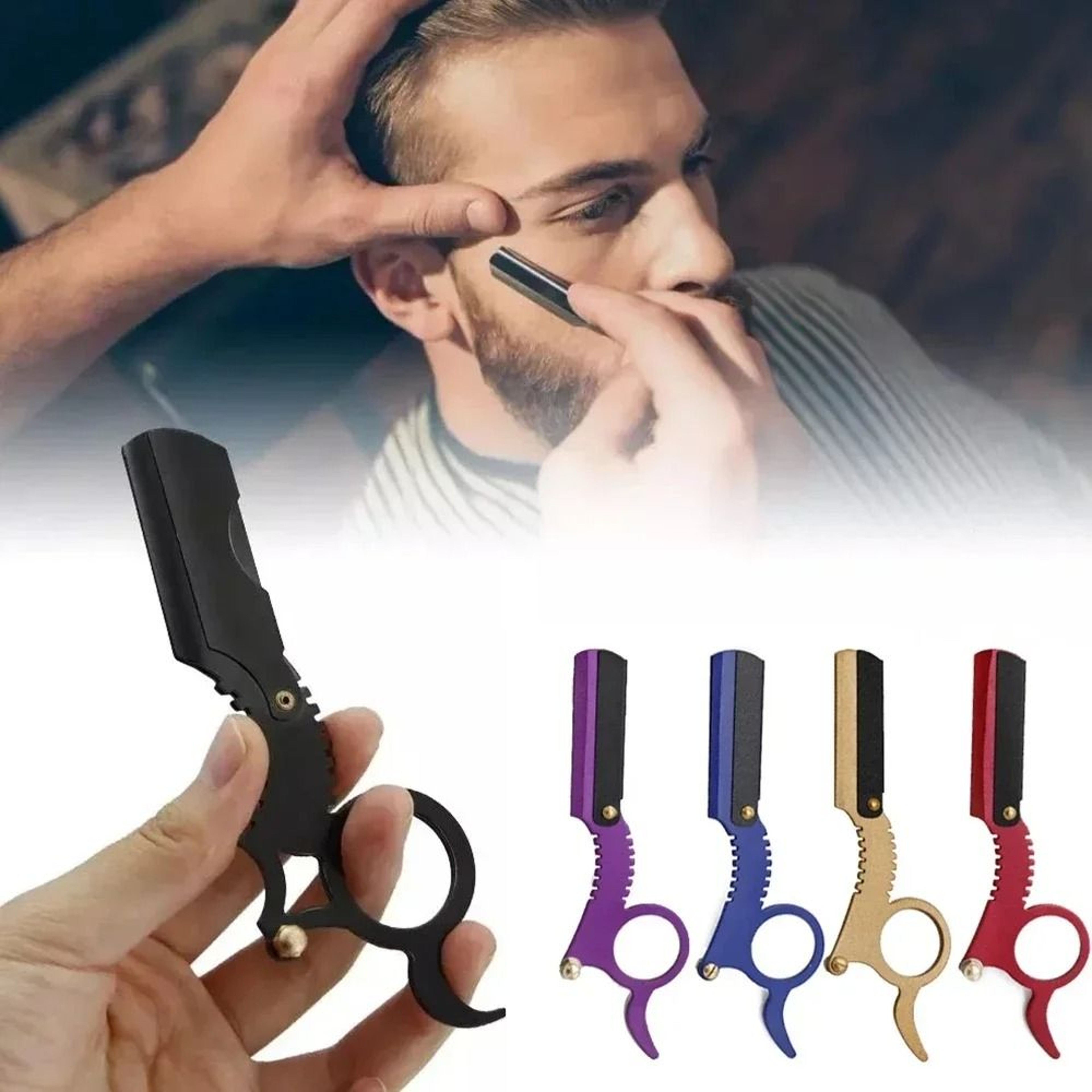 Professional Single Ring Vintage Classic Single Edge Barber Straight Razor 0