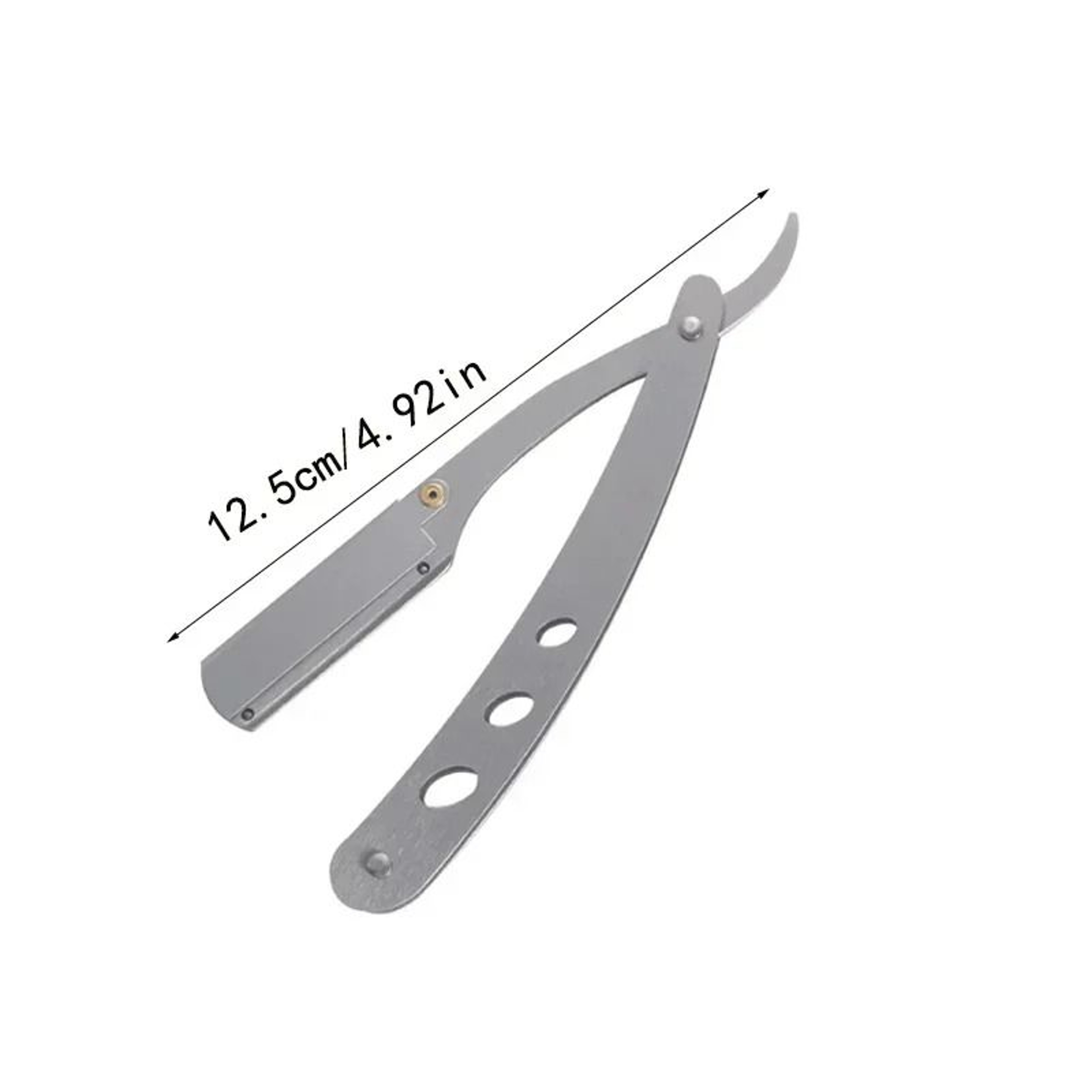 Mens Stainless Steel Straight Edge Barber Razor And Manual Folding Shaving Knife 4