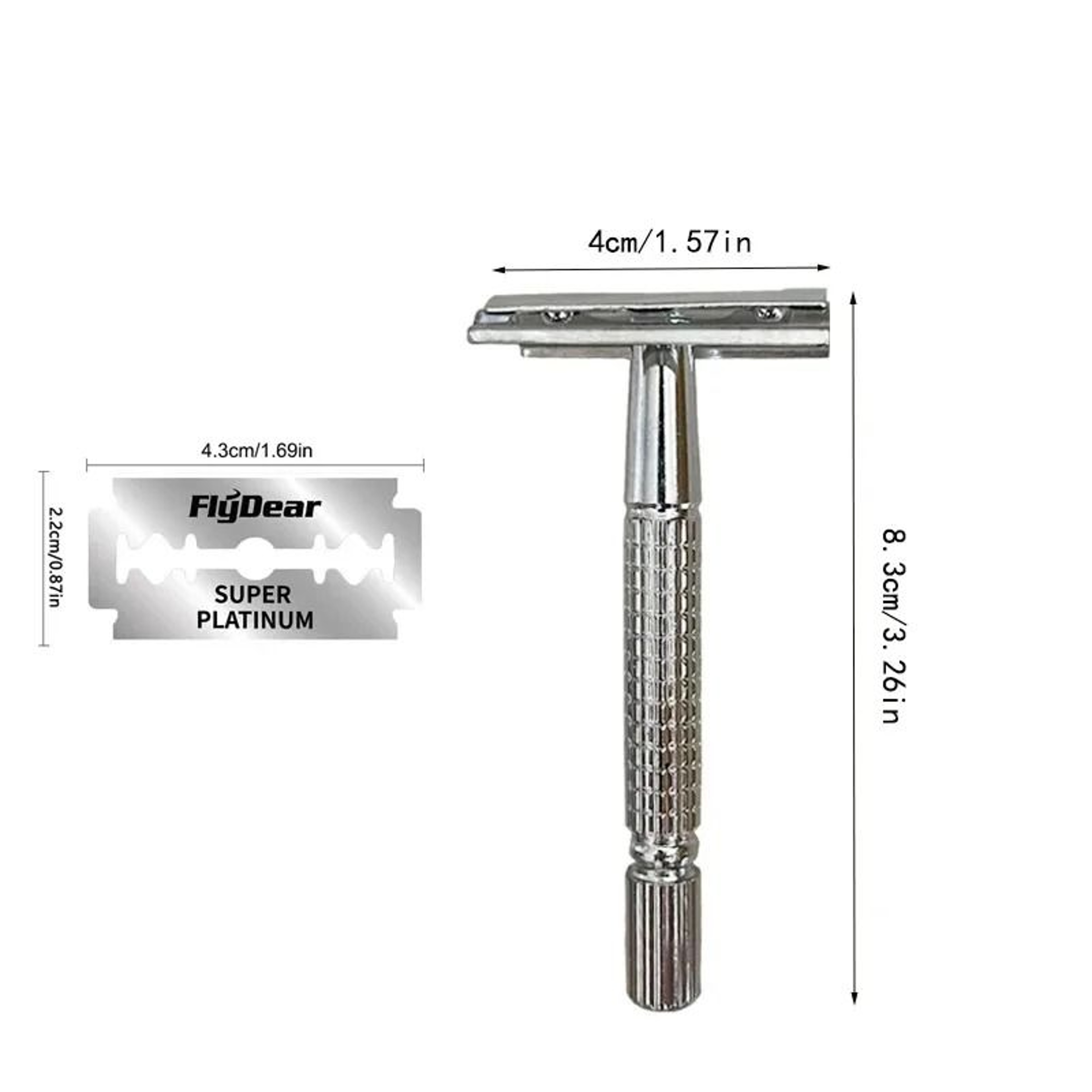 5 Piece Precision Eyebrow Razor Set with Safety Net Blades and Non Slip Handles – view 5
